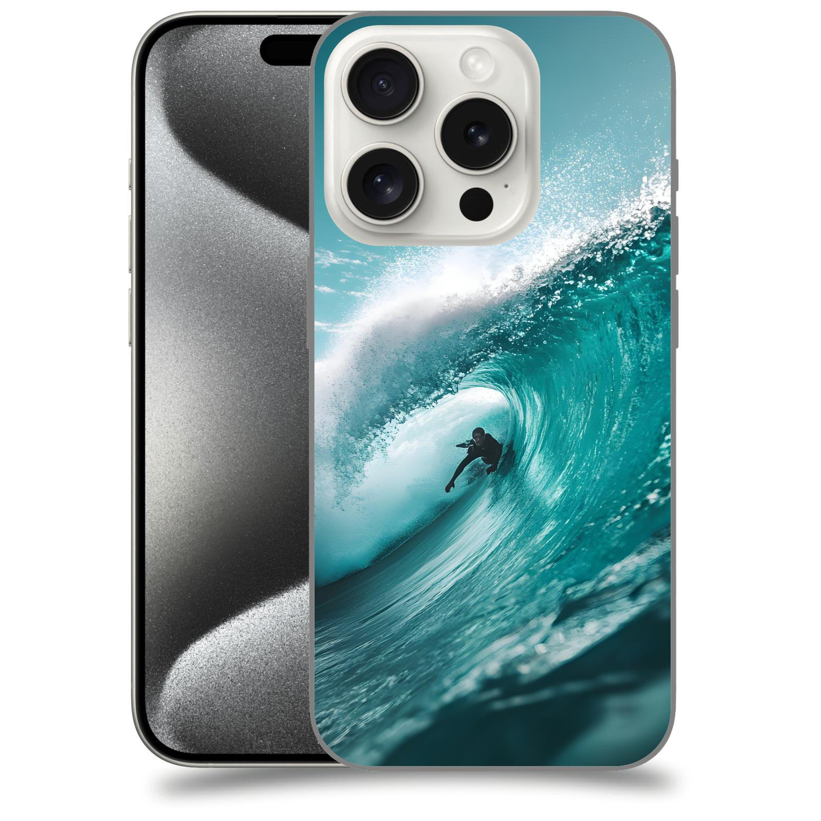 ACOVER Kryt na mobil Apple iPhone 15 pro - Vlna