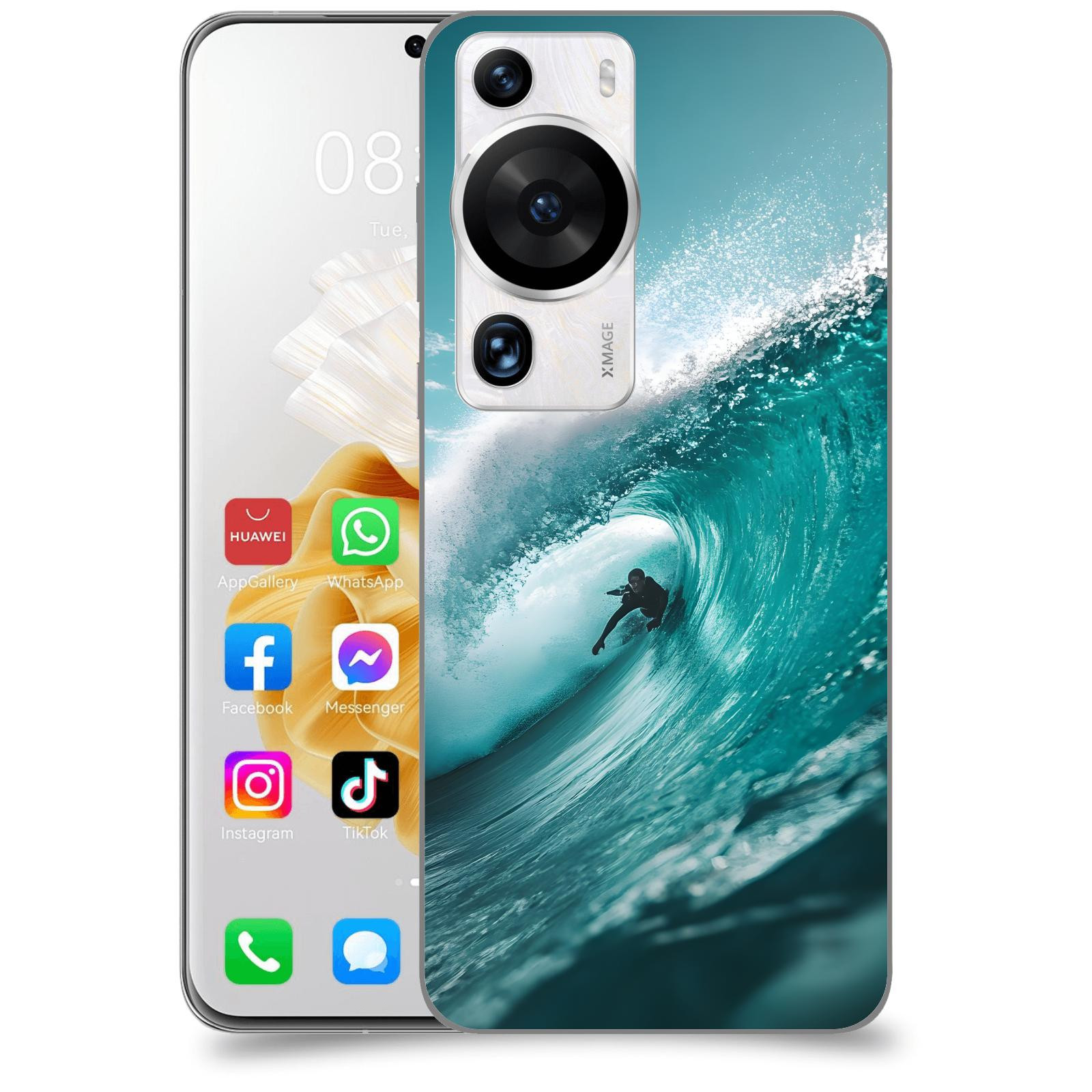 ACOVER Kryt na mobil Huawei P60 Pro - Vlna