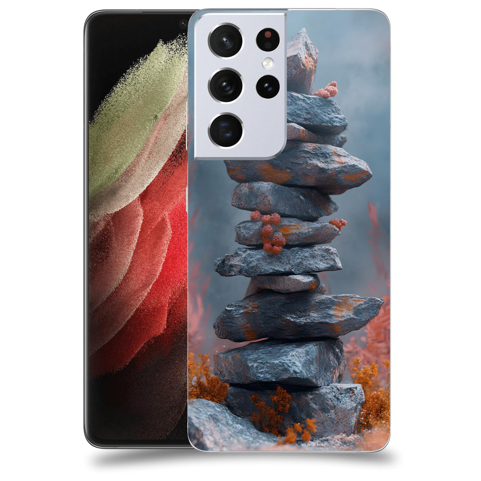 ACOVER Kryt na mobil Samsung Galaxy S21 Ultra 5G G998B - Mohyla