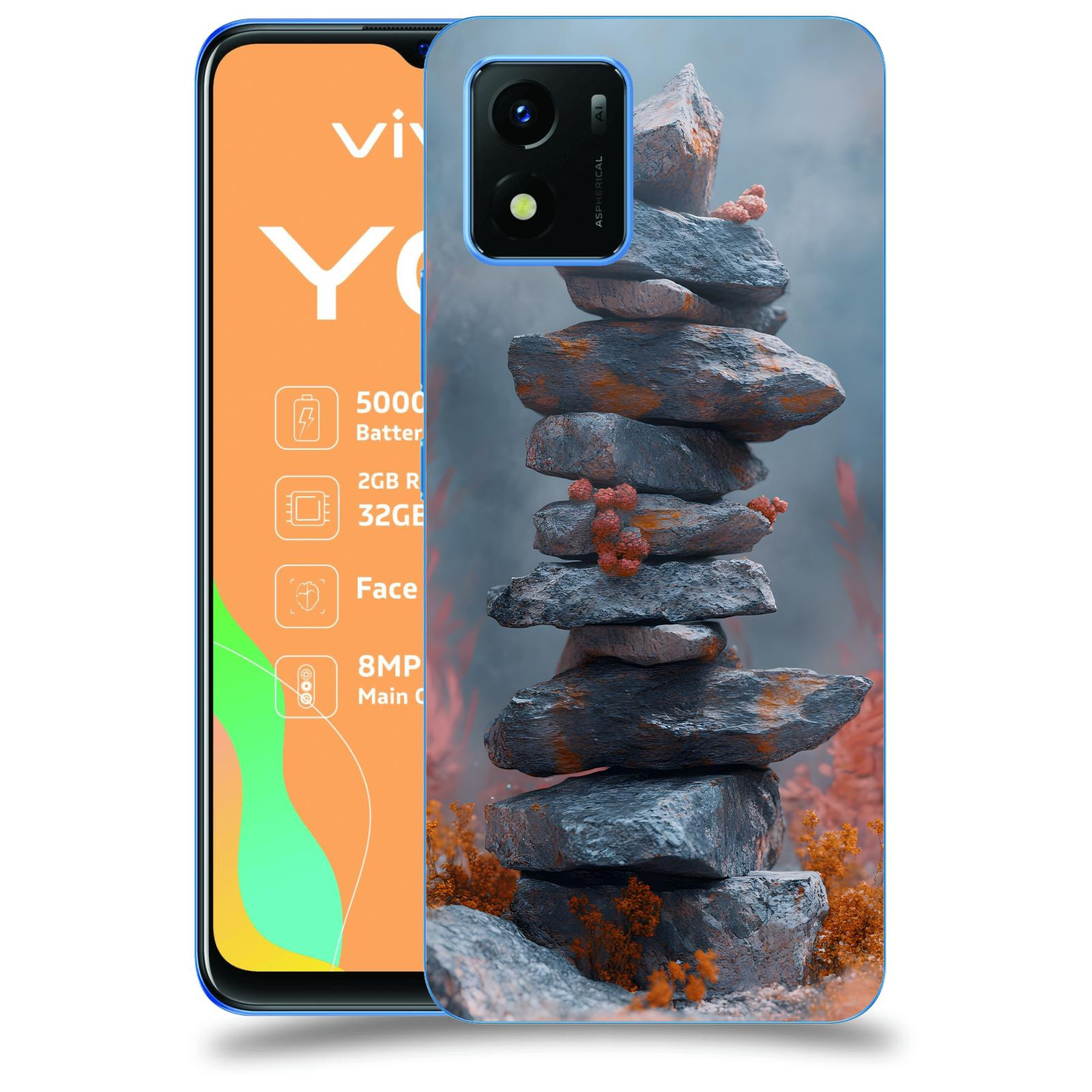 ACOVER Kryt na mobil Vivo Y01 - Mohyla