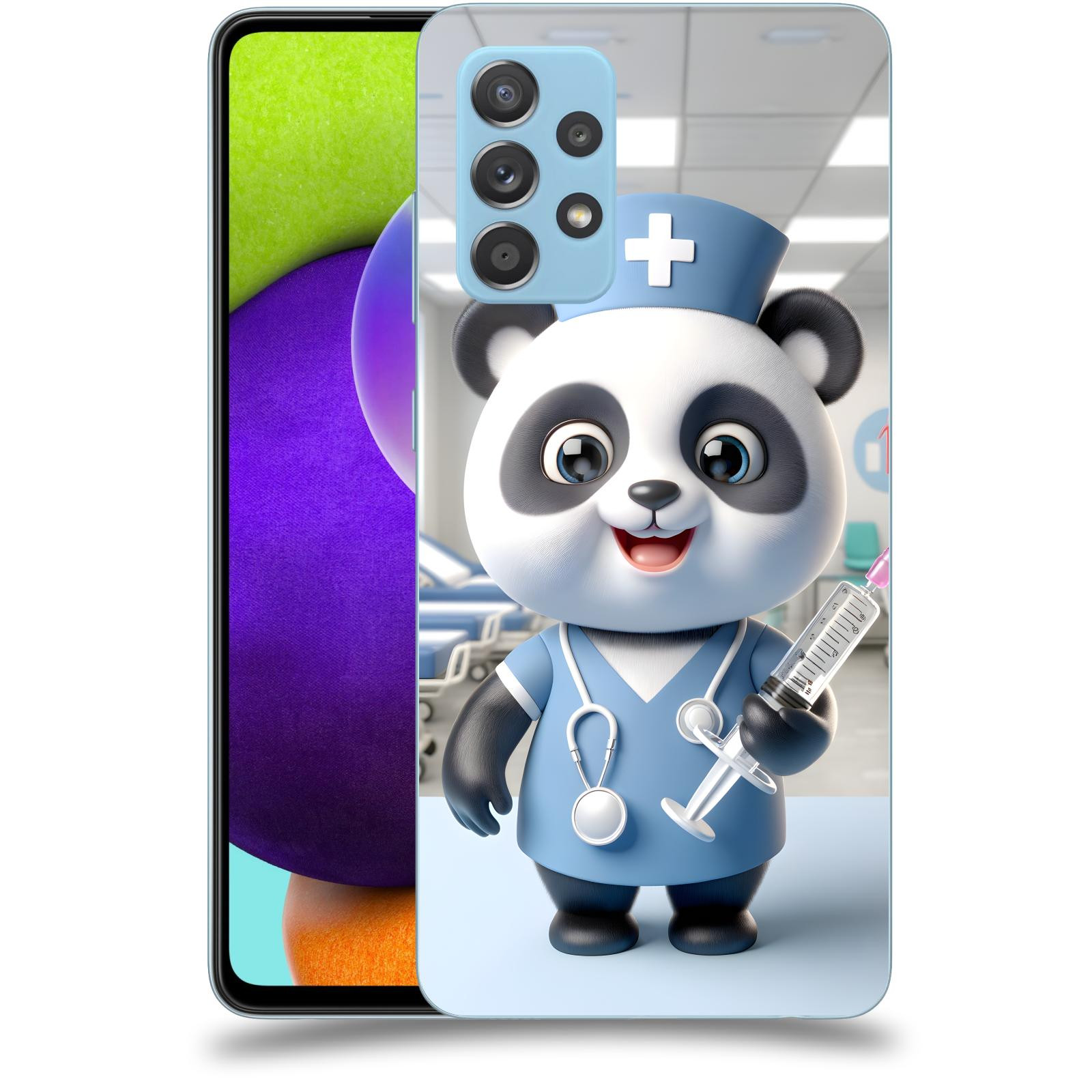 ACOVER Kryt na mobil Samsung Galaxy A52 A525F - Panda doktor 2