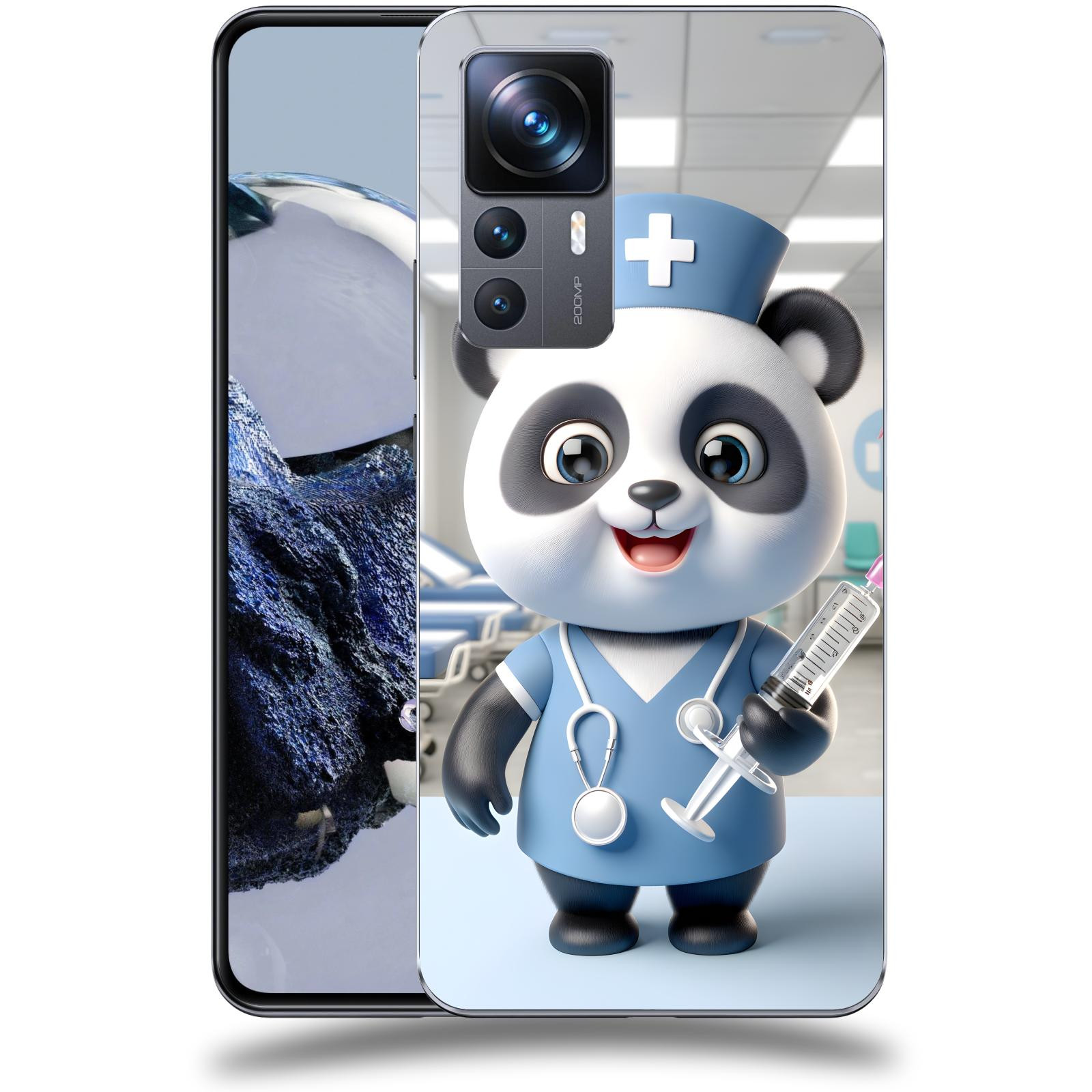 ACOVER Kryt na mobil Xiaomi 12T Pro - Panda doktor 2