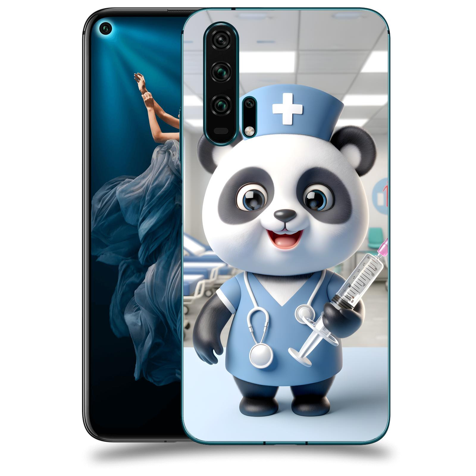 ACOVER Kryt na mobil Honor 20 Pro - Panda doktor 2