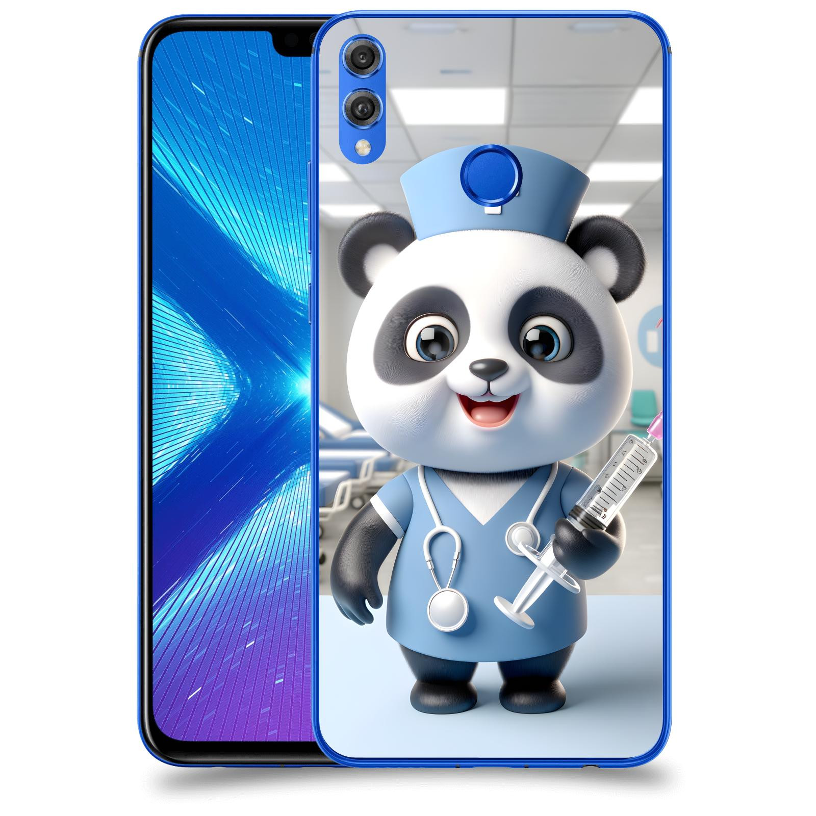 ACOVER Kryt na mobil Honor 8X - Panda doktor 2