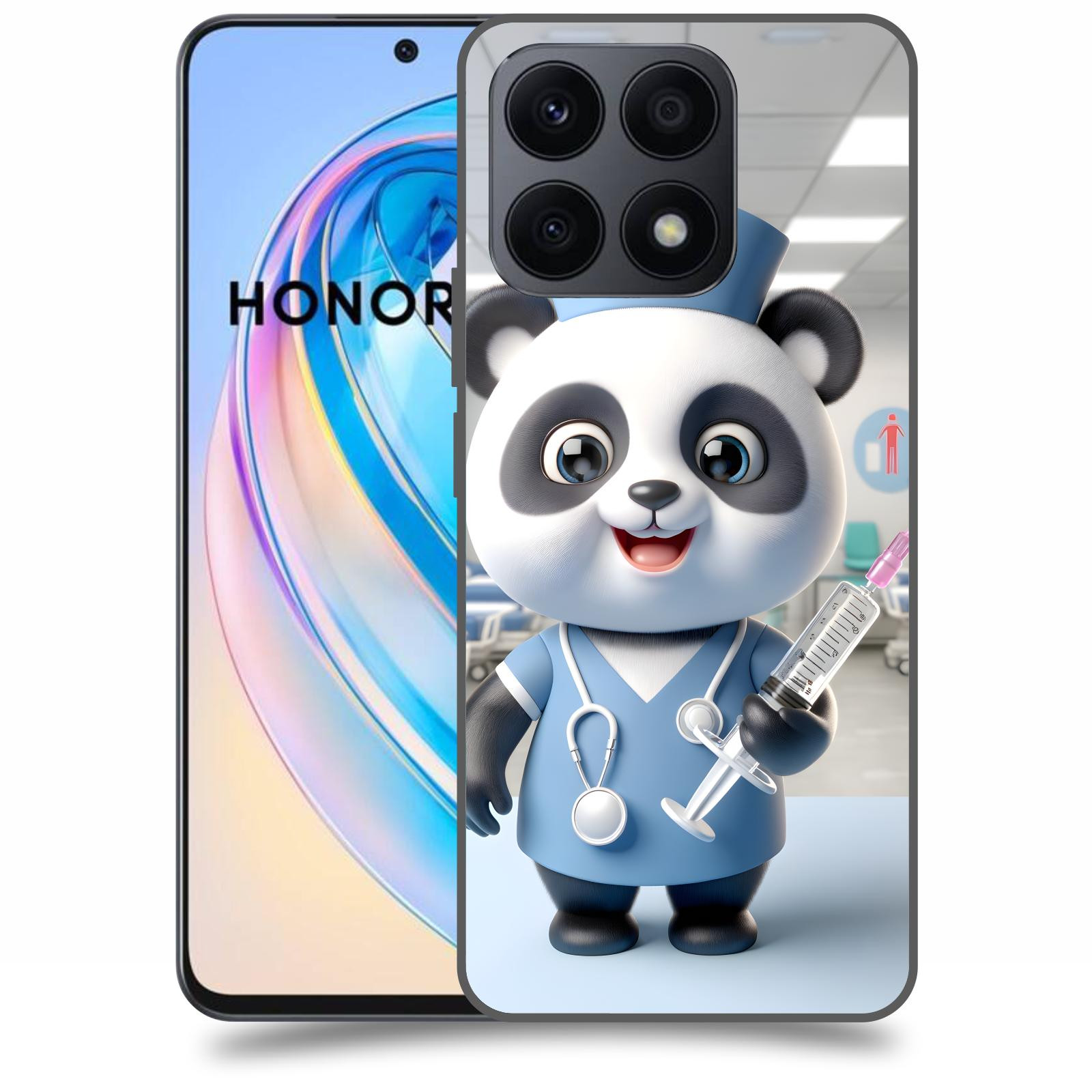 ACOVER Kryt na mobil Honor X8a - Panda doktor 2