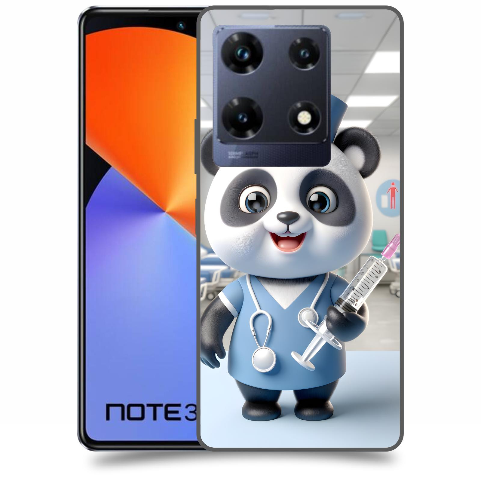 ACOVER Kryt na mobil Infinix Note 30 PRO - Panda doktor 2