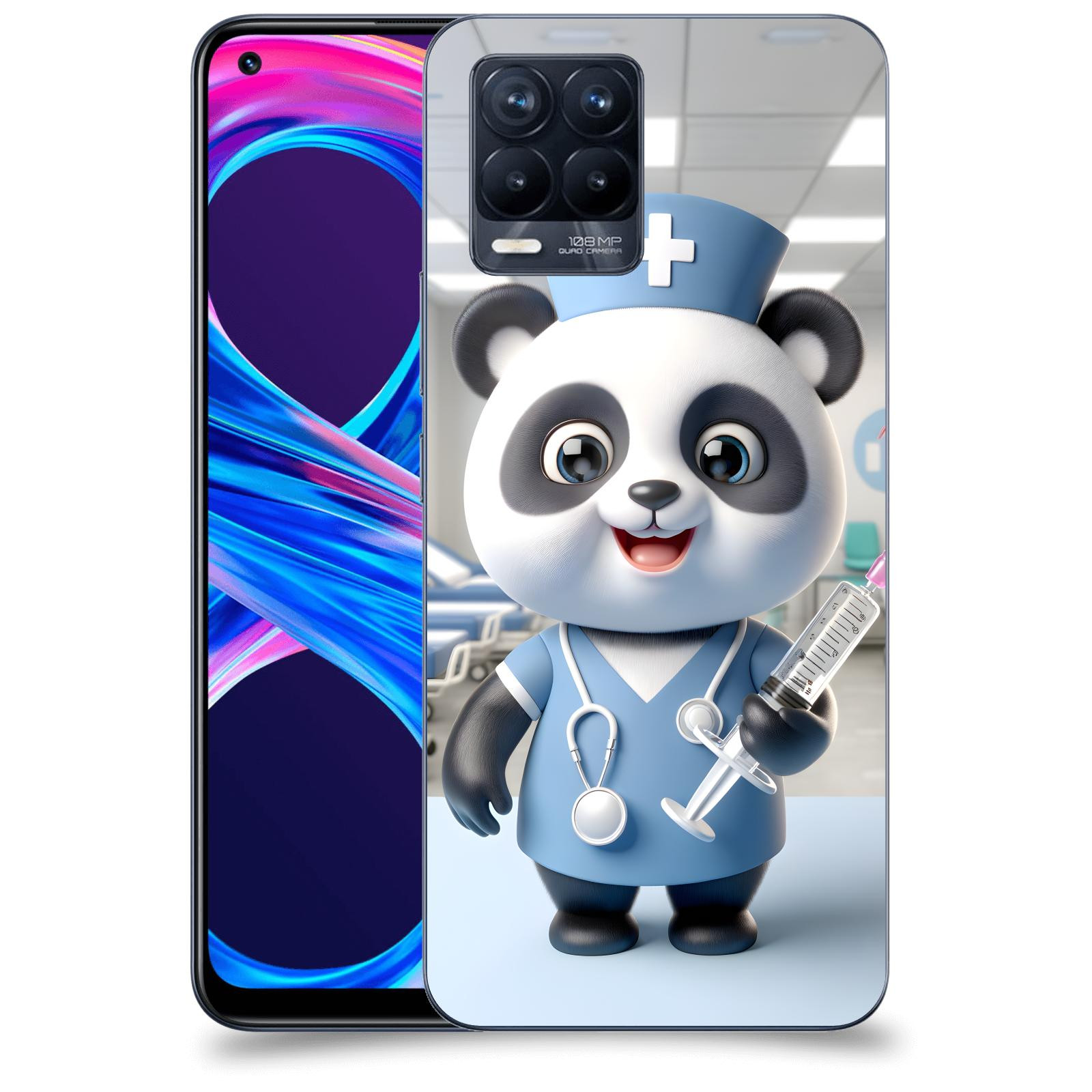 ACOVER Kryt na mobil Realme 8 Pro - Panda doktor 2