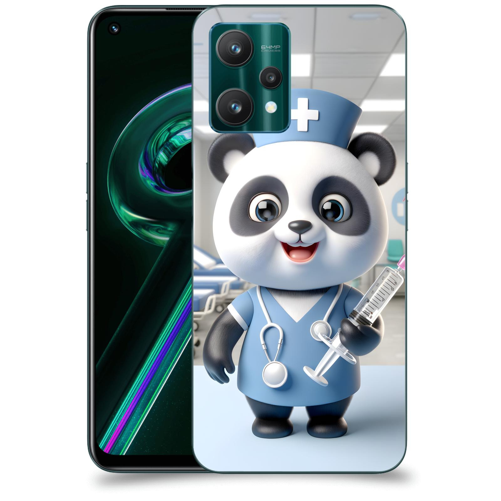 ACOVER Kryt na mobil Realme 9 Pro 5G - Panda doktor 2