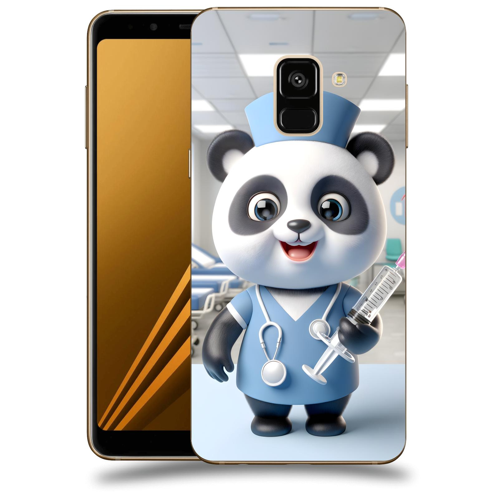 ACOVER Kryt na mobil Samsung Galaxy A8 2018 A530F - Panda doktor 2