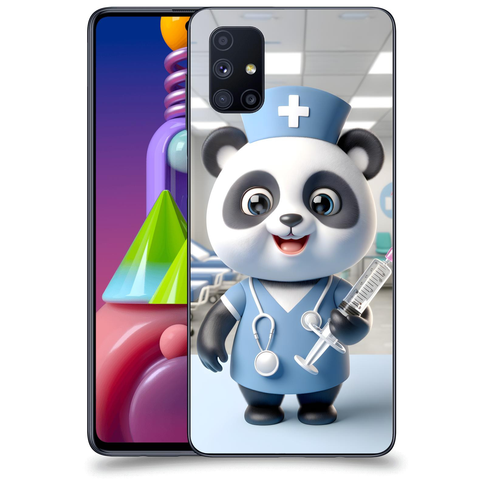 ACOVER Kryt na mobil Samsung Galaxy M51 M515F - Panda doktor 2