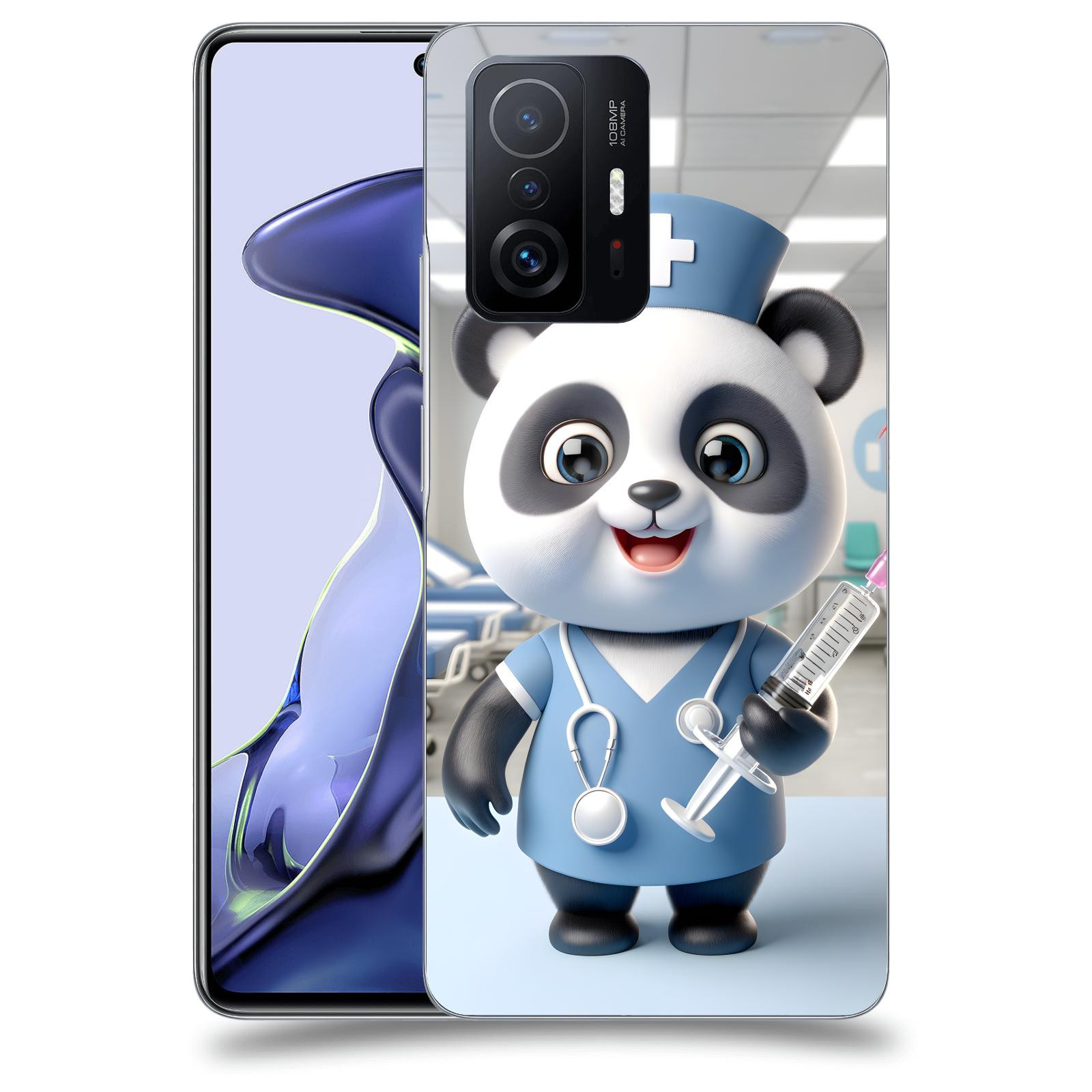 ACOVER Kryt na mobil Xiaomi 11T - Panda doktor 2