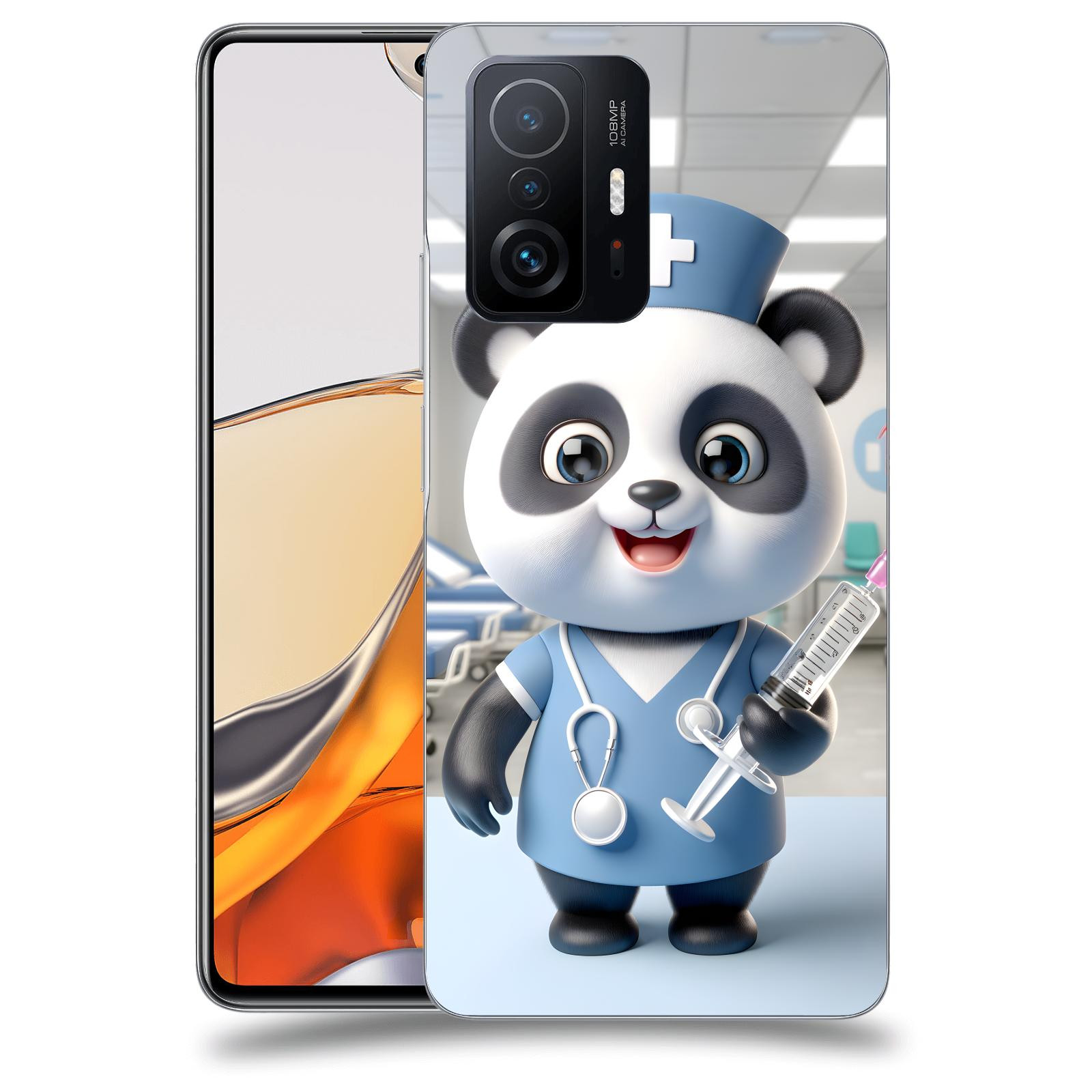ACOVER Kryt na mobil Xiaomi 11T Pro - Panda doktor 2