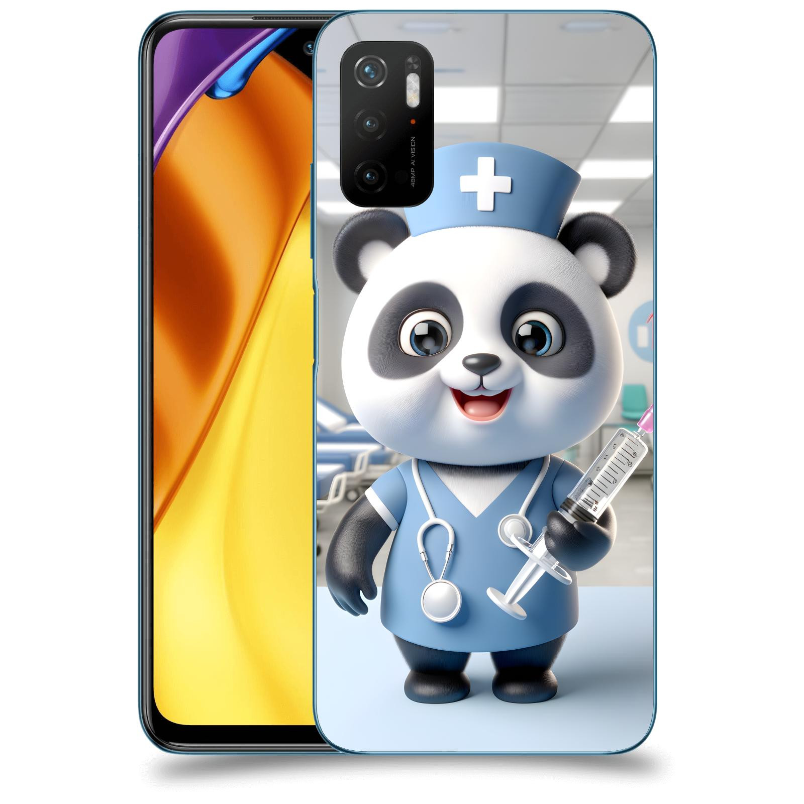 ACOVER Kryt na mobil Xiaomi Poco M3 Pro 5G - Panda doktor 2