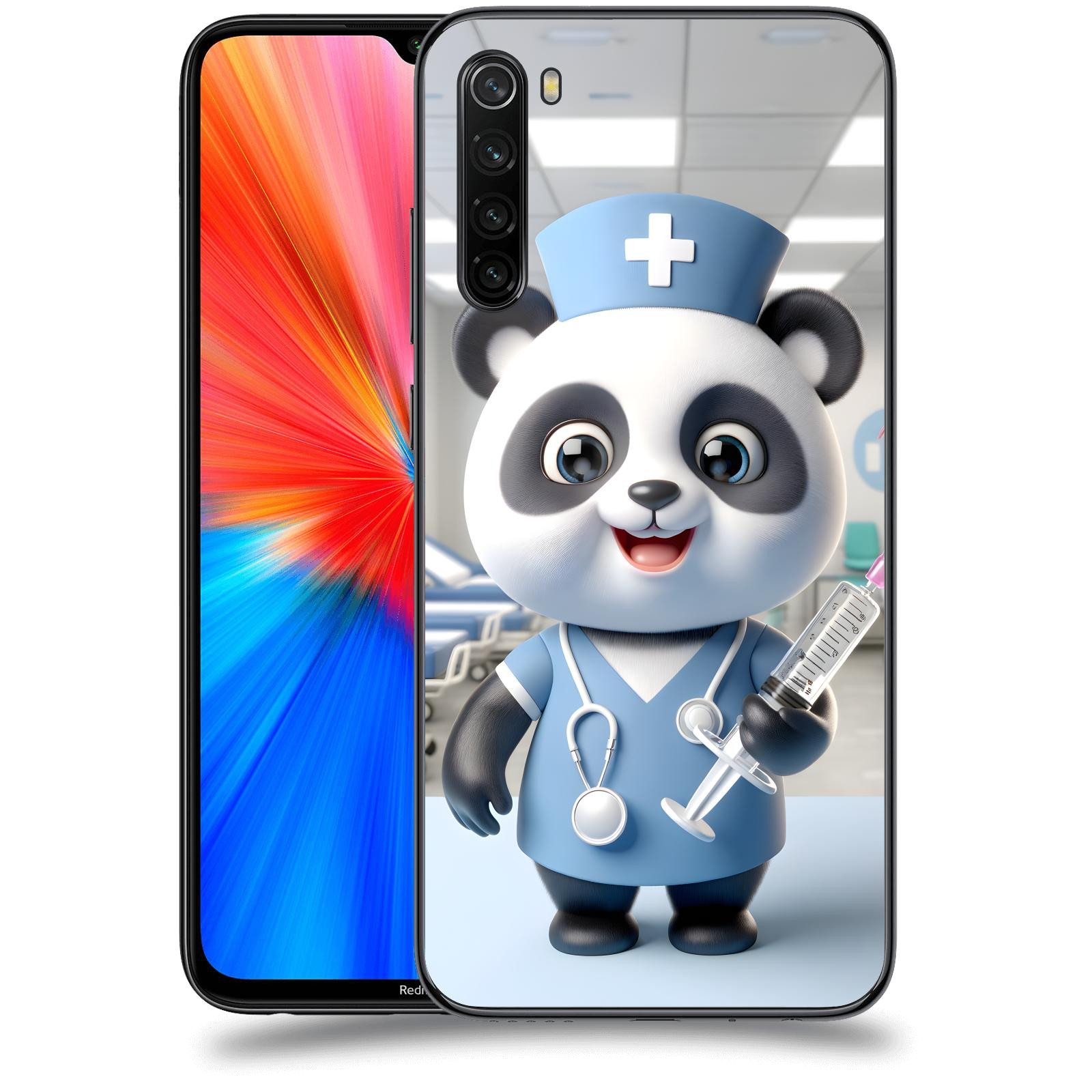 ACOVER Kryt na mobil Xiaomi Redmi Note 8 - Panda doktor 2