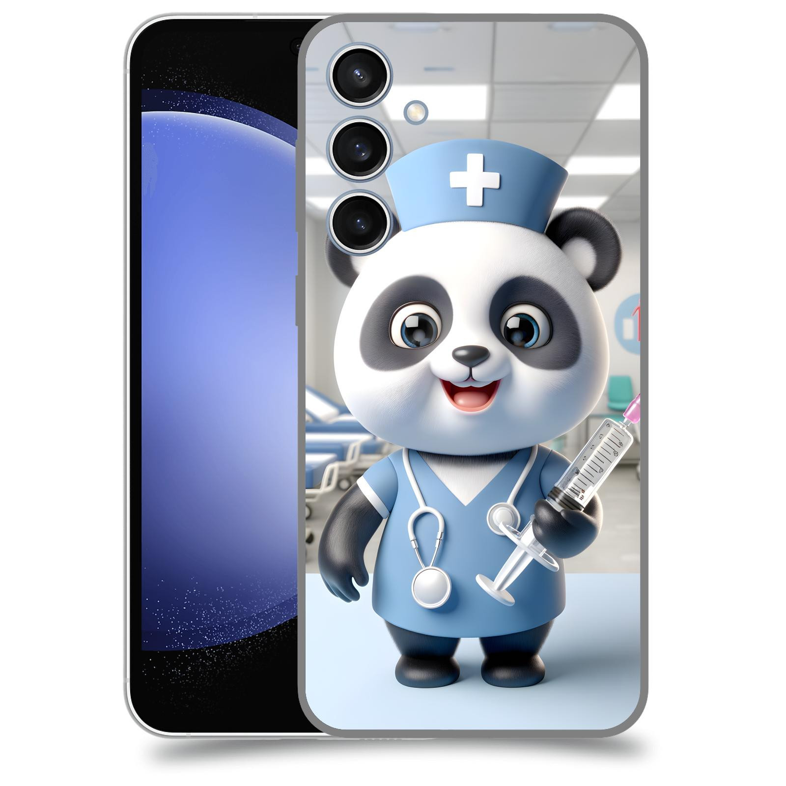 ACOVER Kryt na mobil Samsung Galaxy S23 FE - Panda doktor 2
