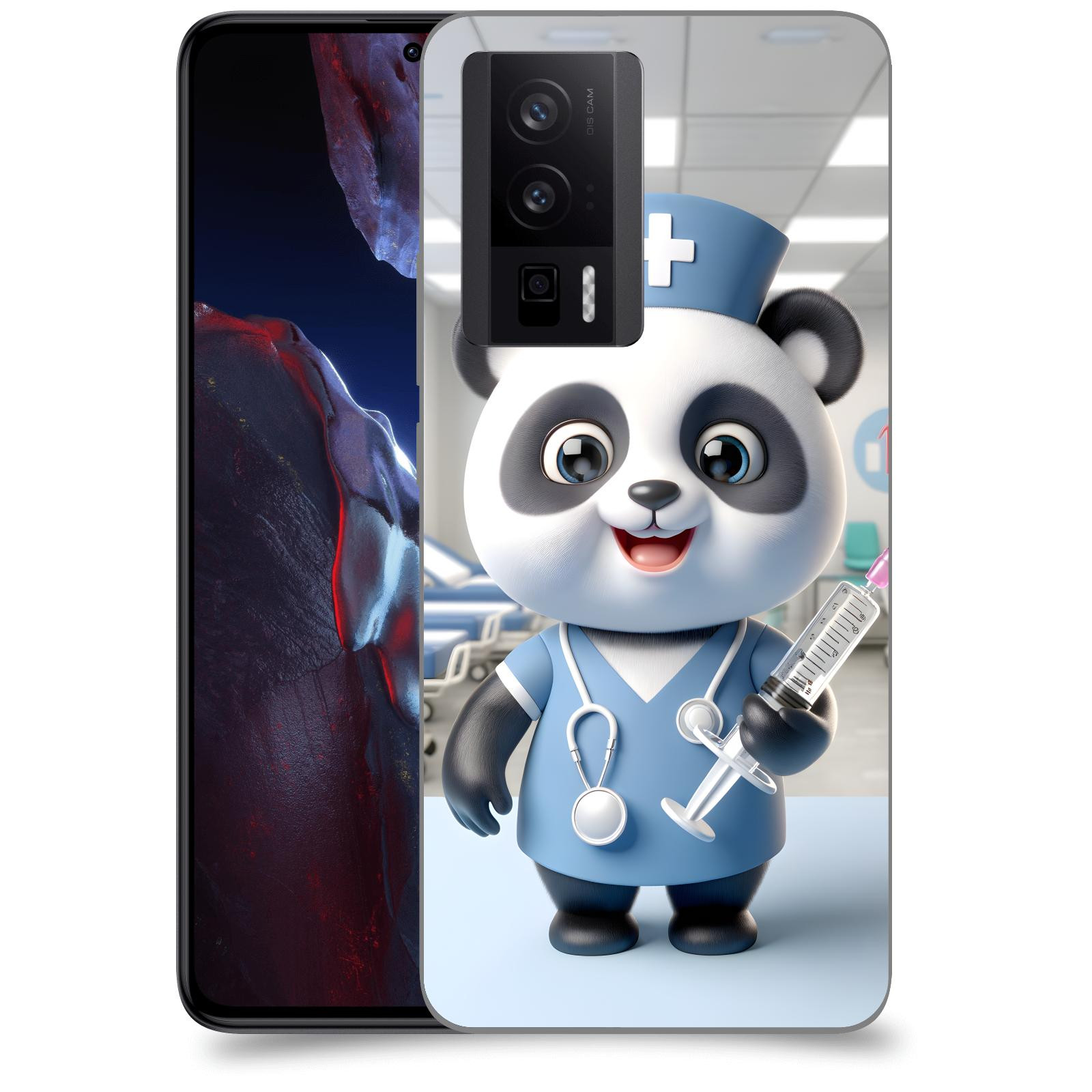 ACOVER Kryt na mobil Xiaomi Poco F5 Pro 5G - Panda doktor 2