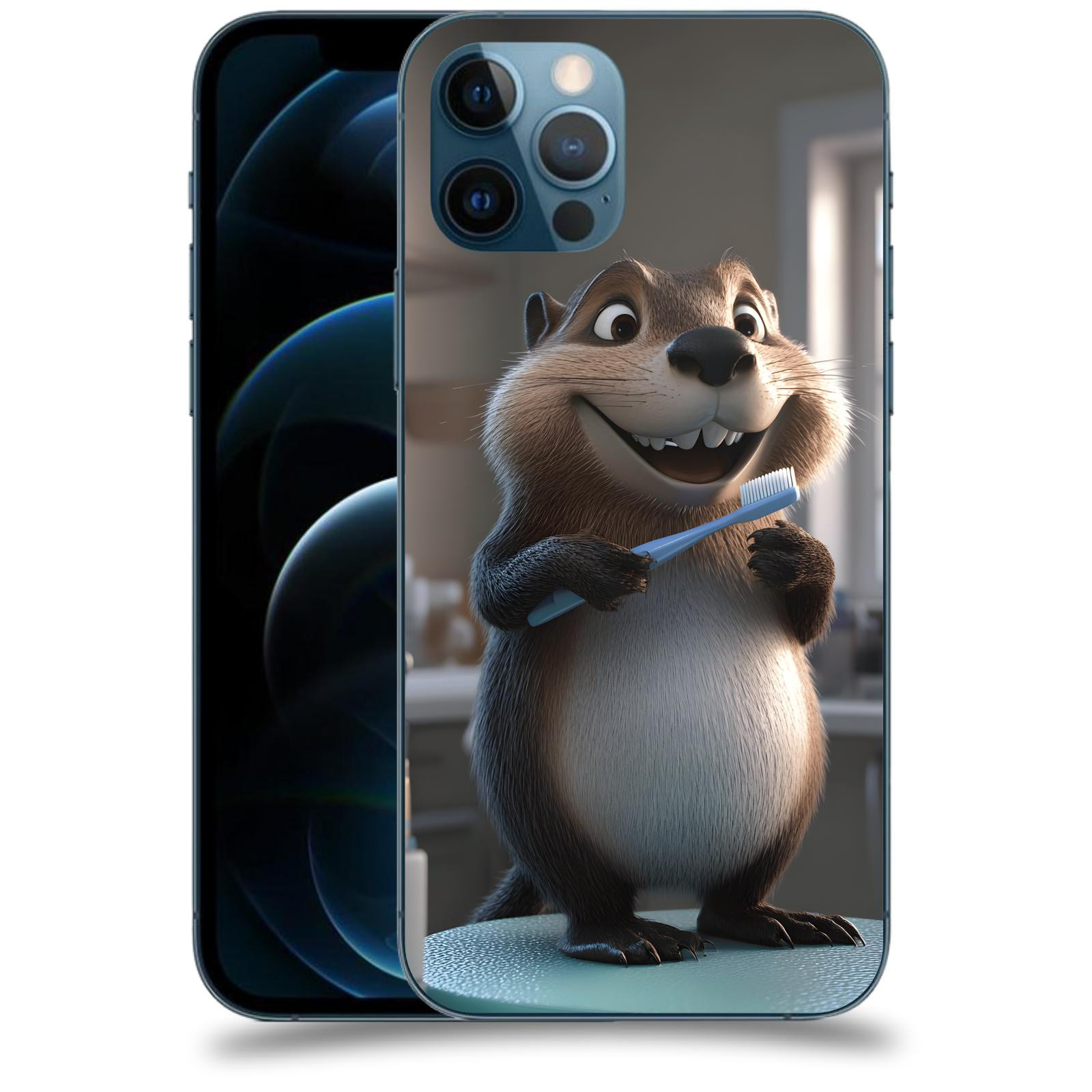ACOVER Kryt na mobil Apple iPhone 12 Pro - Bobr zubař