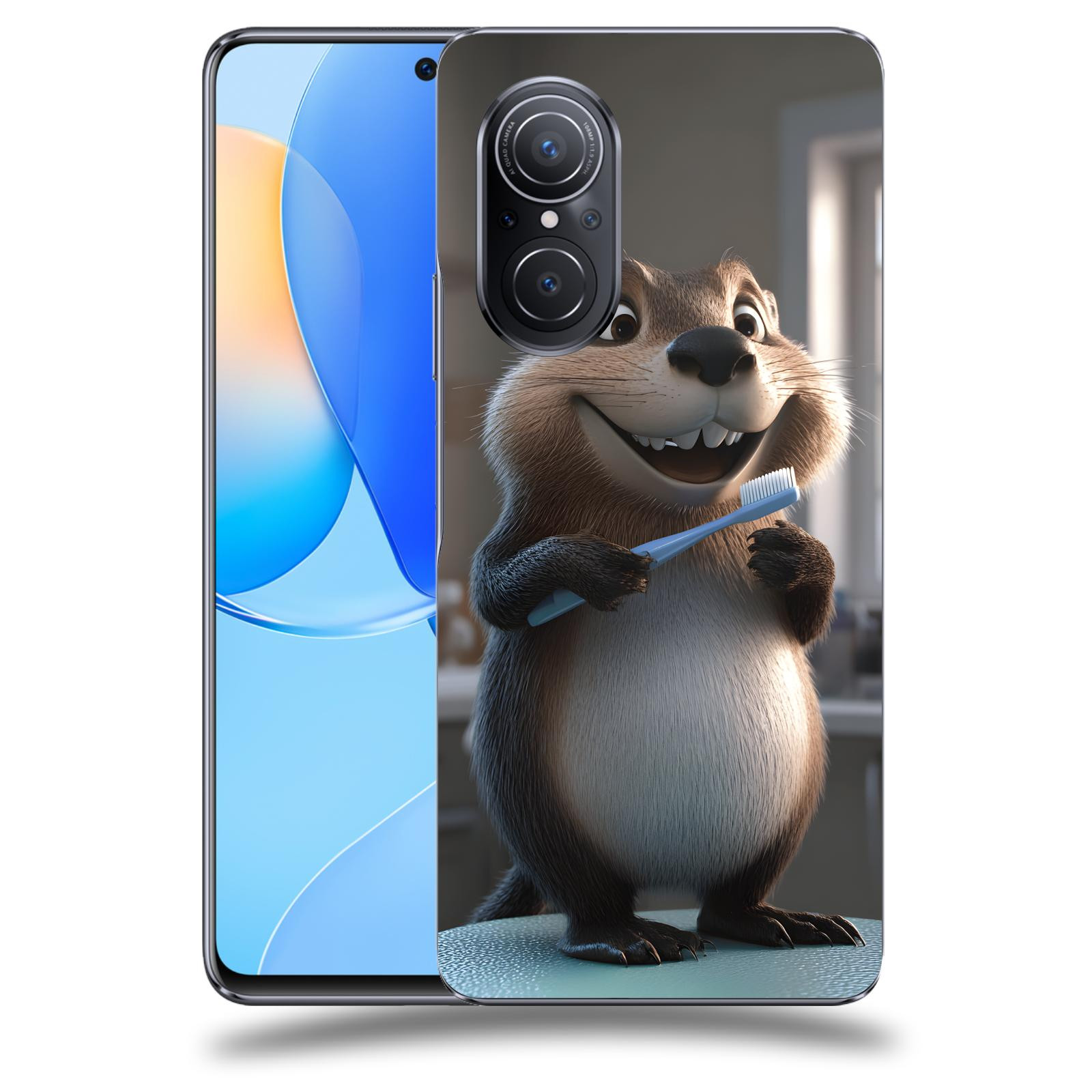 ACOVER Kryt na mobil Huawei Nova 9 SE - Bobr zubař
