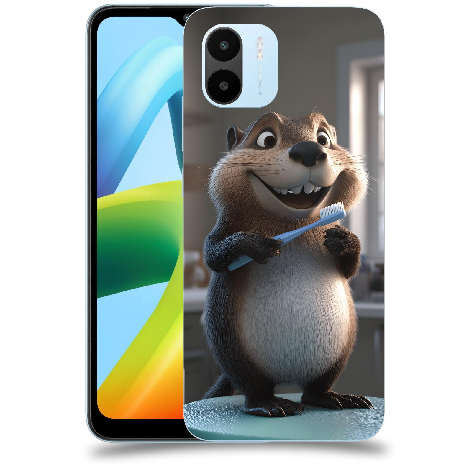 ACOVER Kryt na mobil Xiaomi Redmi A1 - Bobr zubař