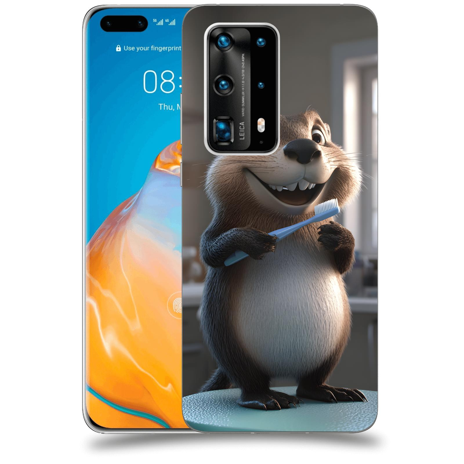 ACOVER Kryt na mobil Huawei P40 Pro - Bobr zubař