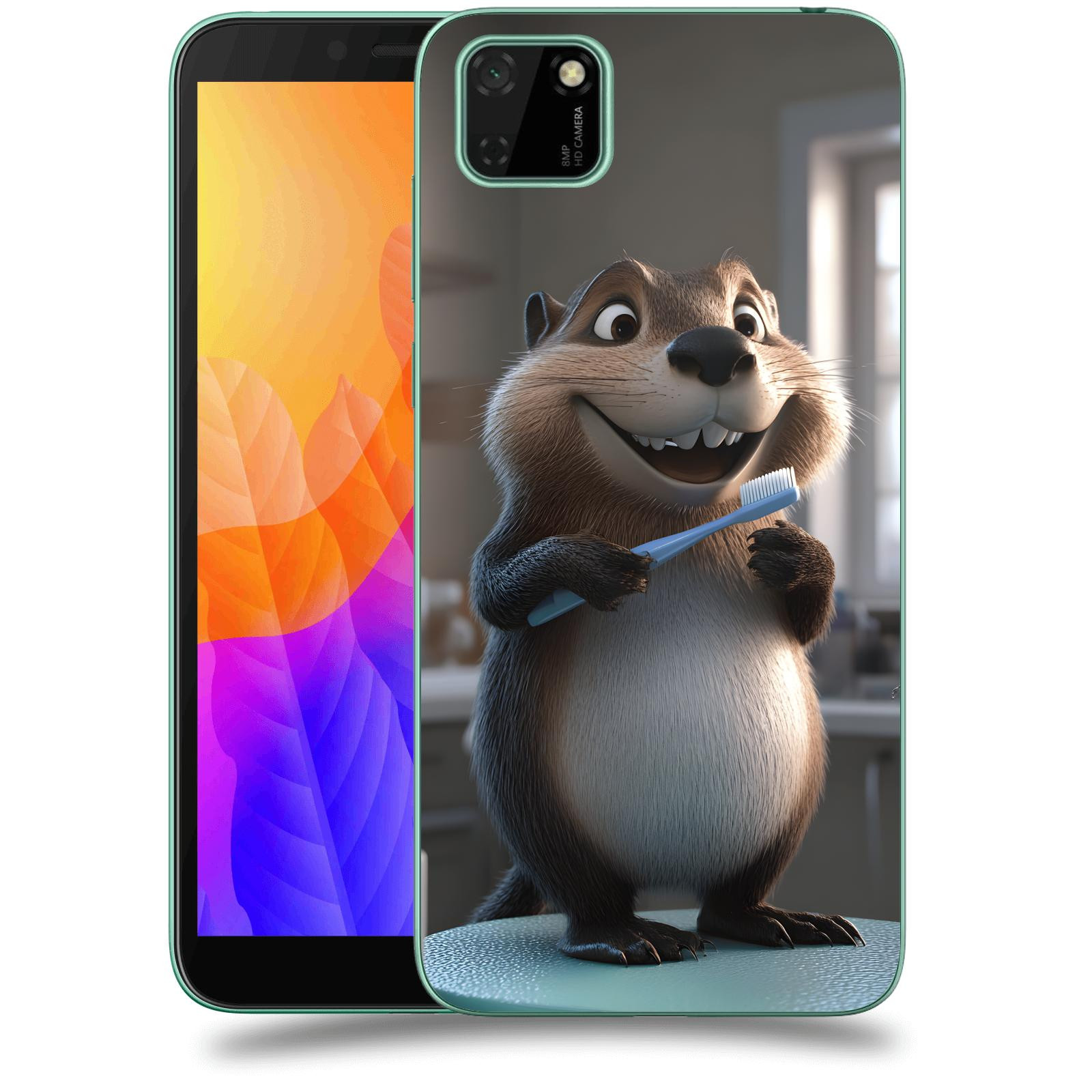 ACOVER Kryt na mobil Huawei Y5P - Bobr zubař