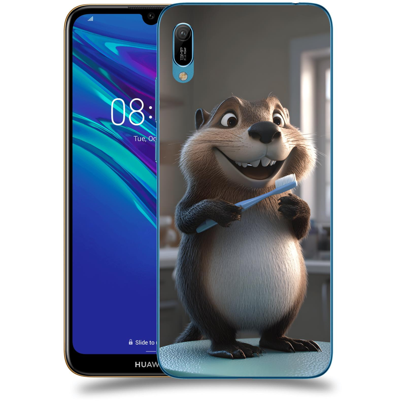 ACOVER Kryt na mobil Huawei Y6 2019 - Bobr zubař