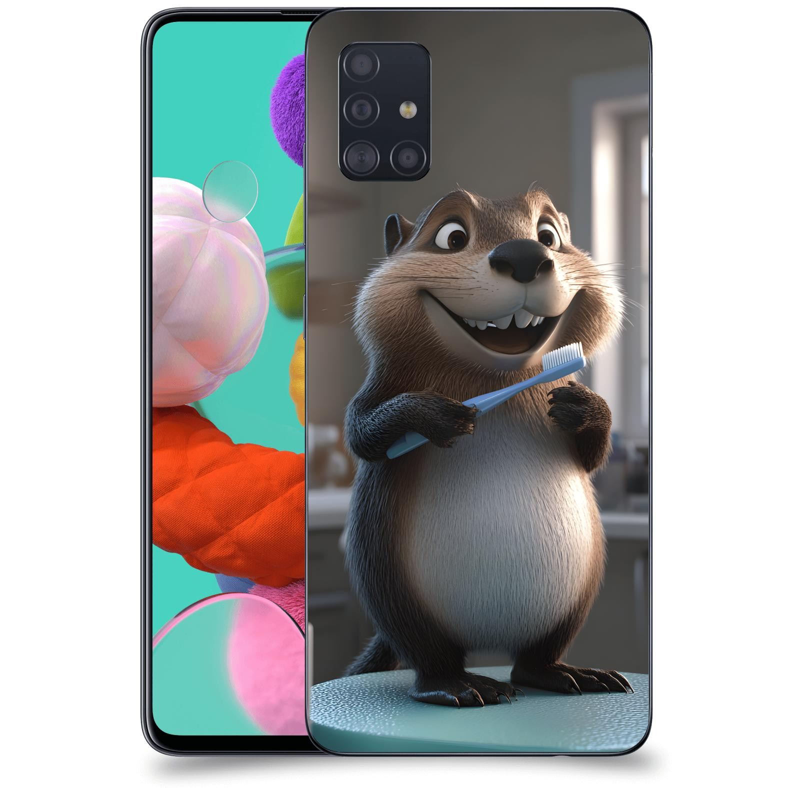ACOVER Kryt na mobil Samsung Galaxy A51 A515F - Bobr zubař