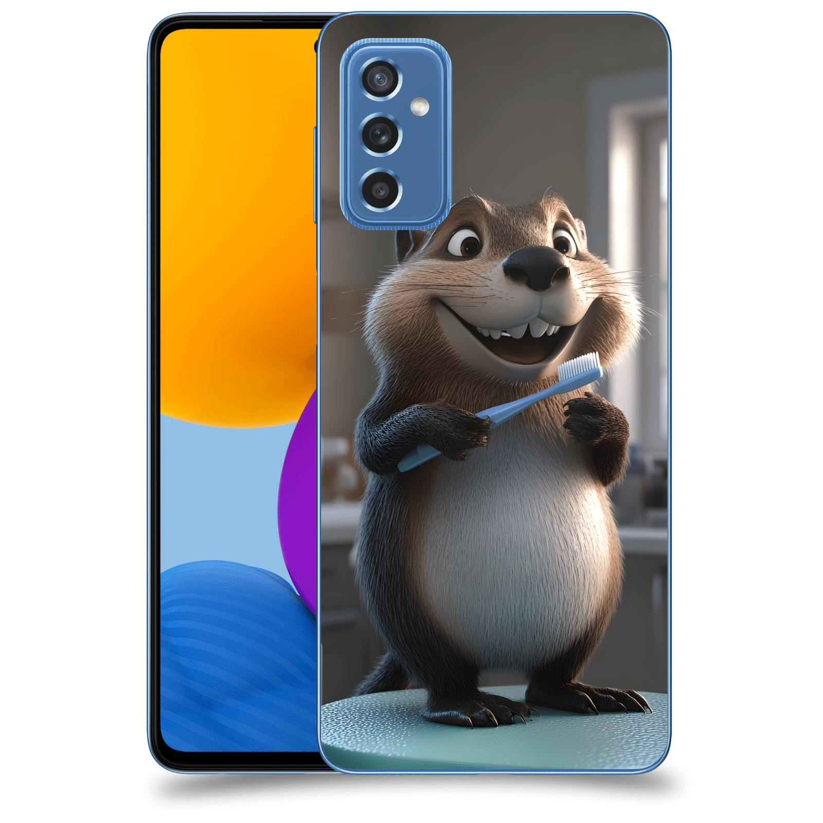 ACOVER Kryt na mobil Samsung Galaxy M52 5G - Bobr zubař