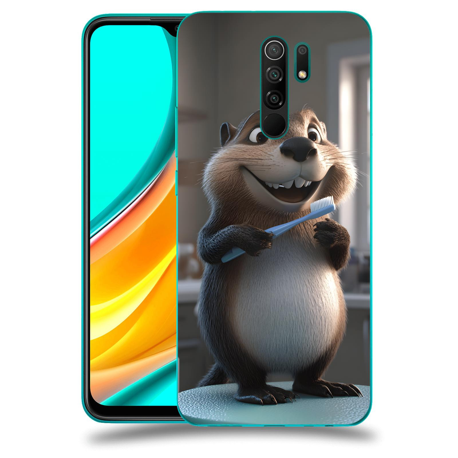 ACOVER Kryt na mobil Xiaomi Mi 9 - Bobr zubař