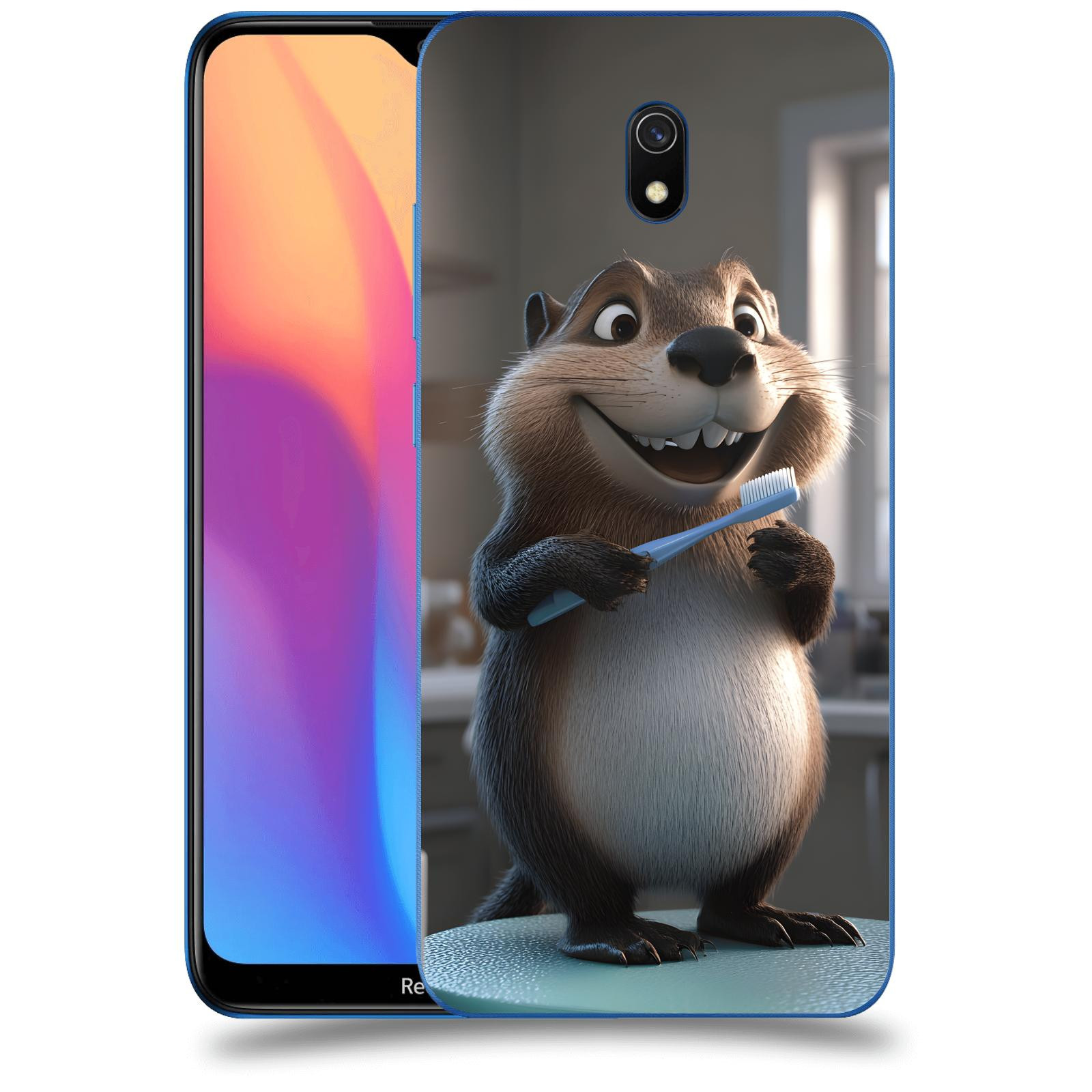 ACOVER Kryt na mobil Xiaomi Redmi 8A - Bobr zubař