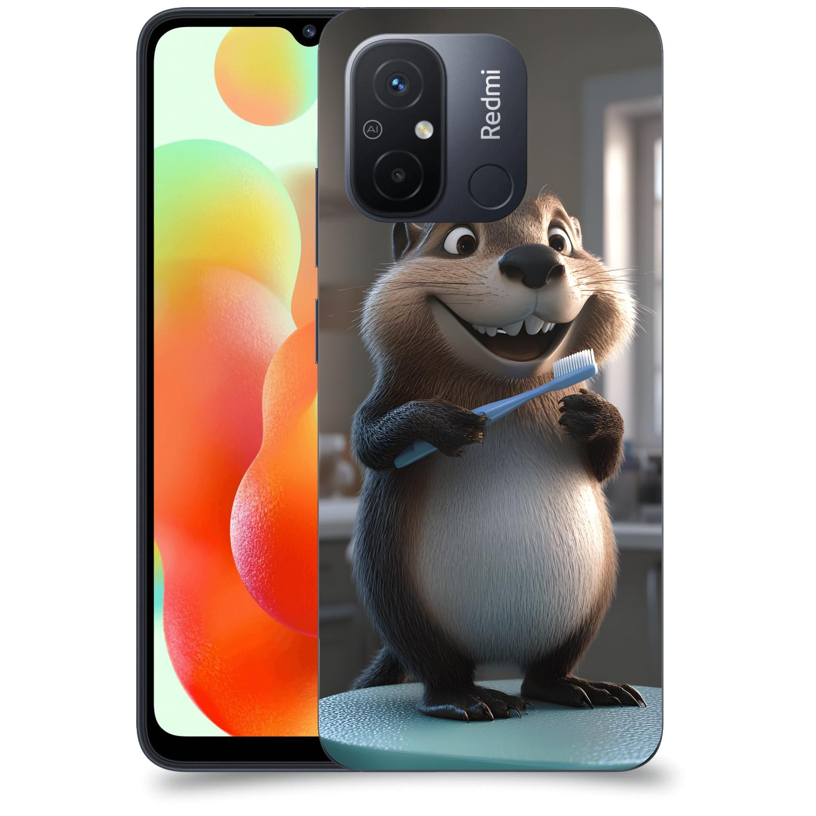 ACOVER Kryt na mobil Xiaomi Redmi 12C - Bobr zubař