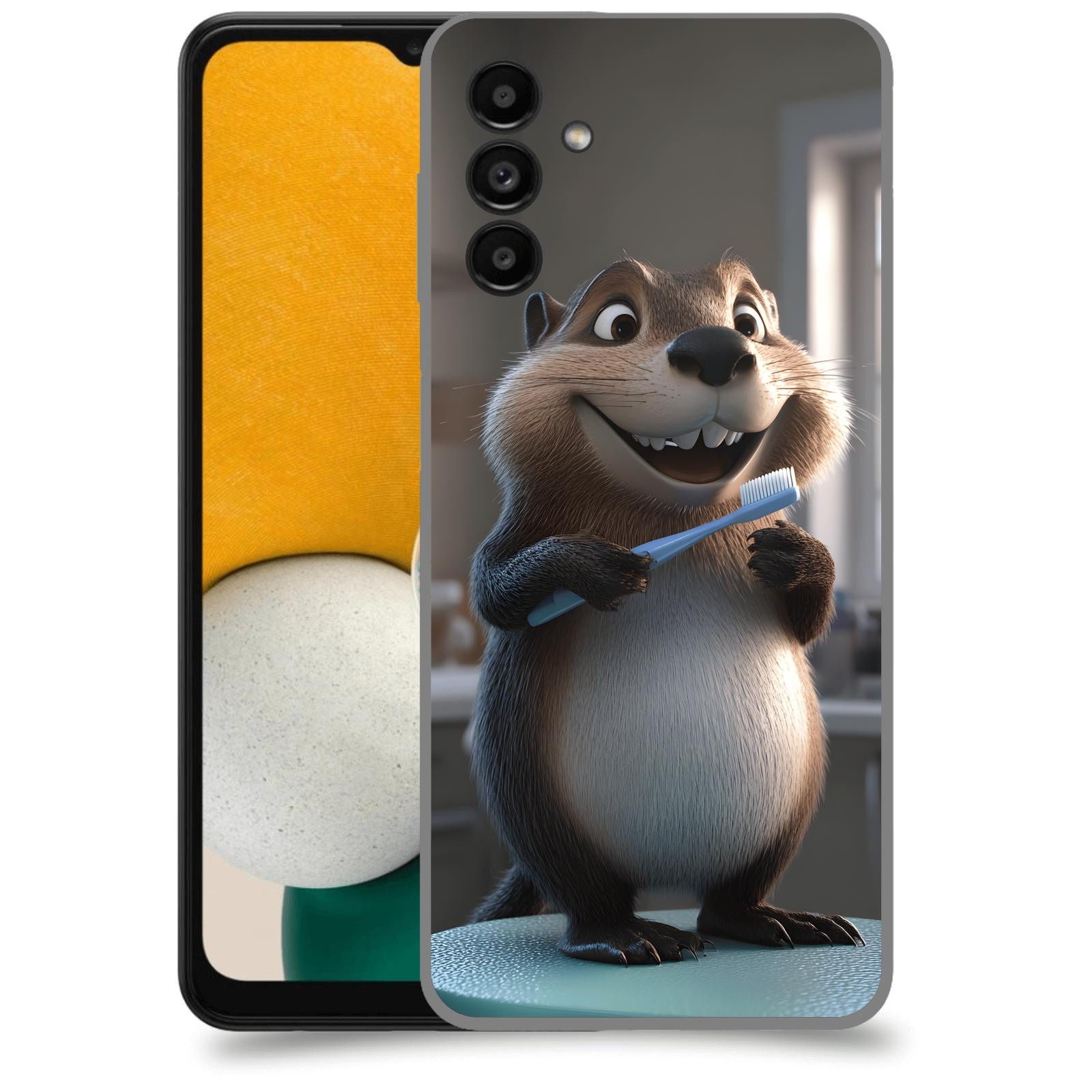 ACOVER Kryt na mobil Samsung Galaxy A13 5G A136B - Bobr zubař