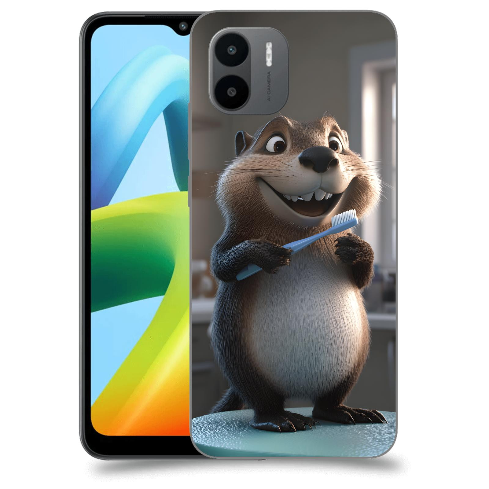 ACOVER Kryt na mobil Xiaomi Redmi A1+ - Bobr zubař