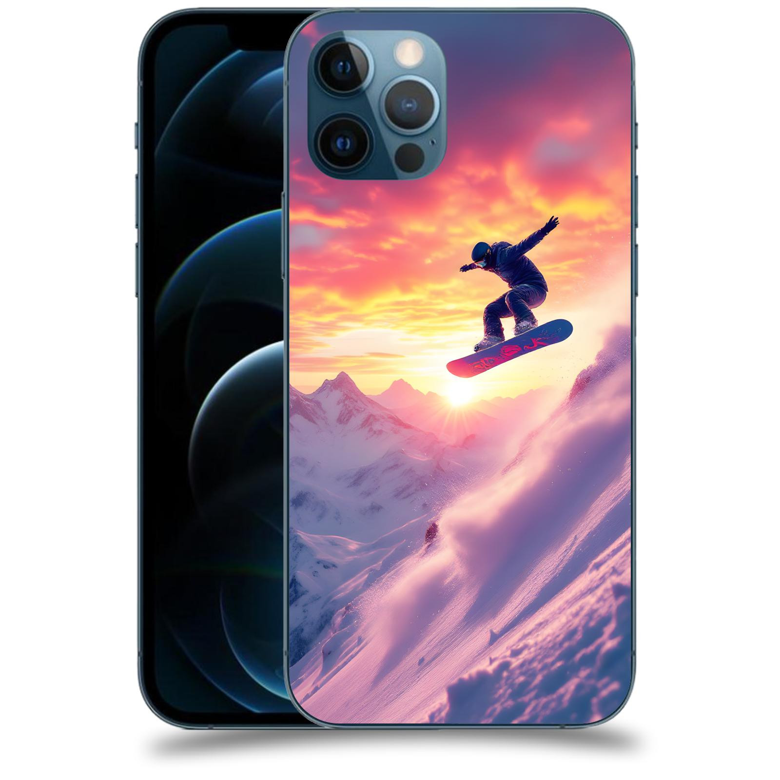 ACOVER Kryt na mobil Apple iPhone 12 Pro - Snowboard