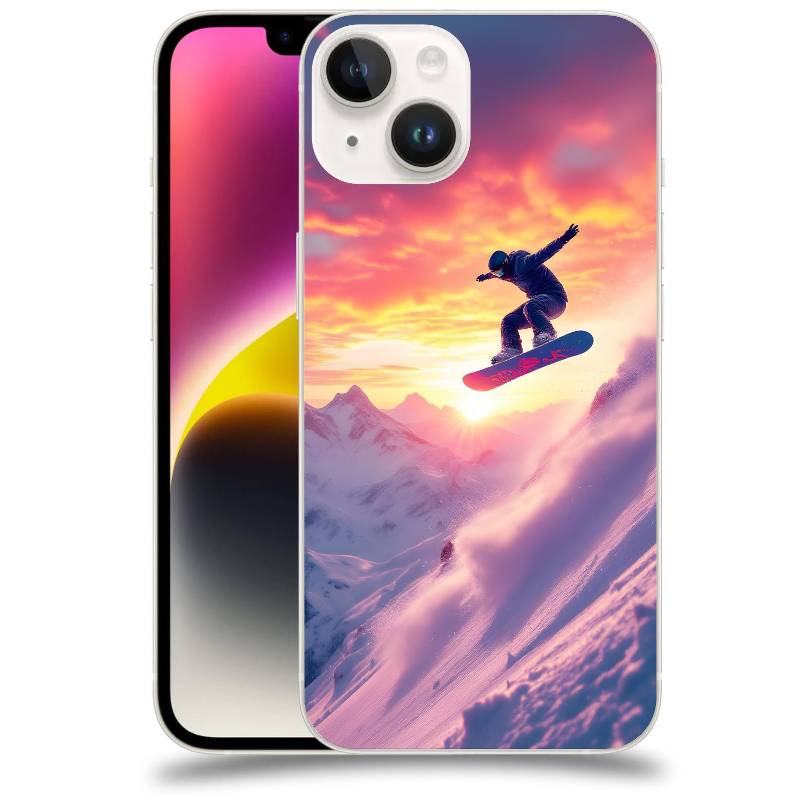 ACOVER Kryt na mobil Apple iPhone 14 - Snowboard