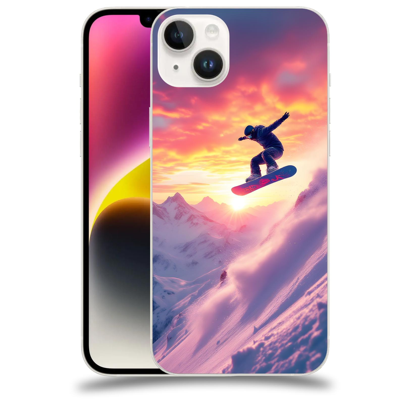 ACOVER Kryt na mobil Apple iPhone 14 Plus - Snowboard