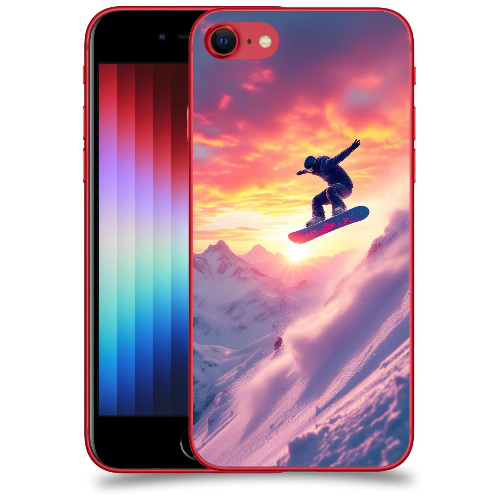 ACOVER Kryt na mobil Apple iPhone SE 2022 - Snowboard