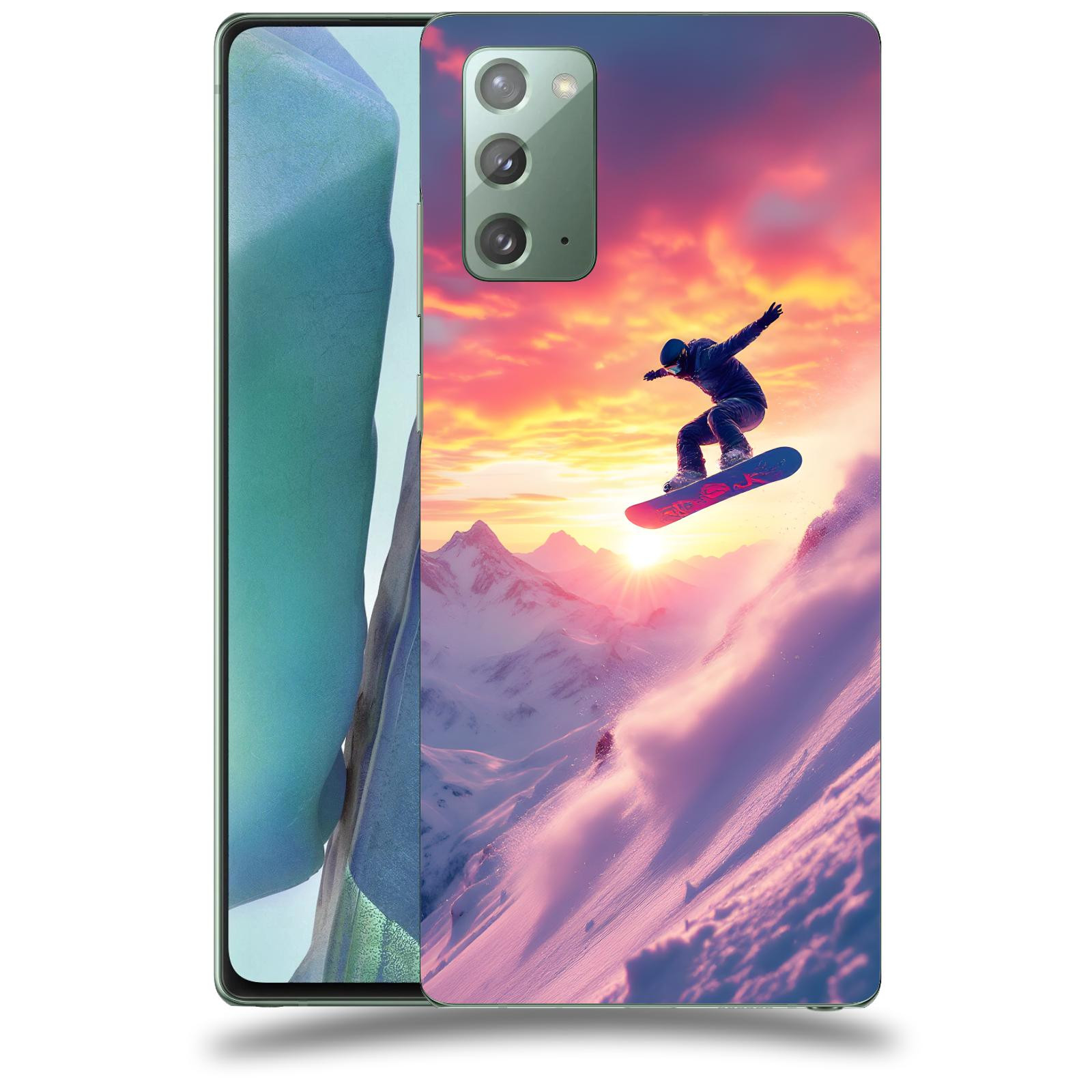 ACOVER Kryt na mobil Samsung Galaxy Note 20 - Snowboard