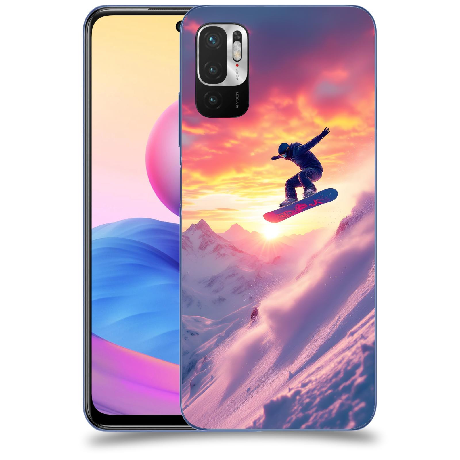 ACOVER Kryt na mobil Xiaomi Redmi Note 10 5G - Snowboard