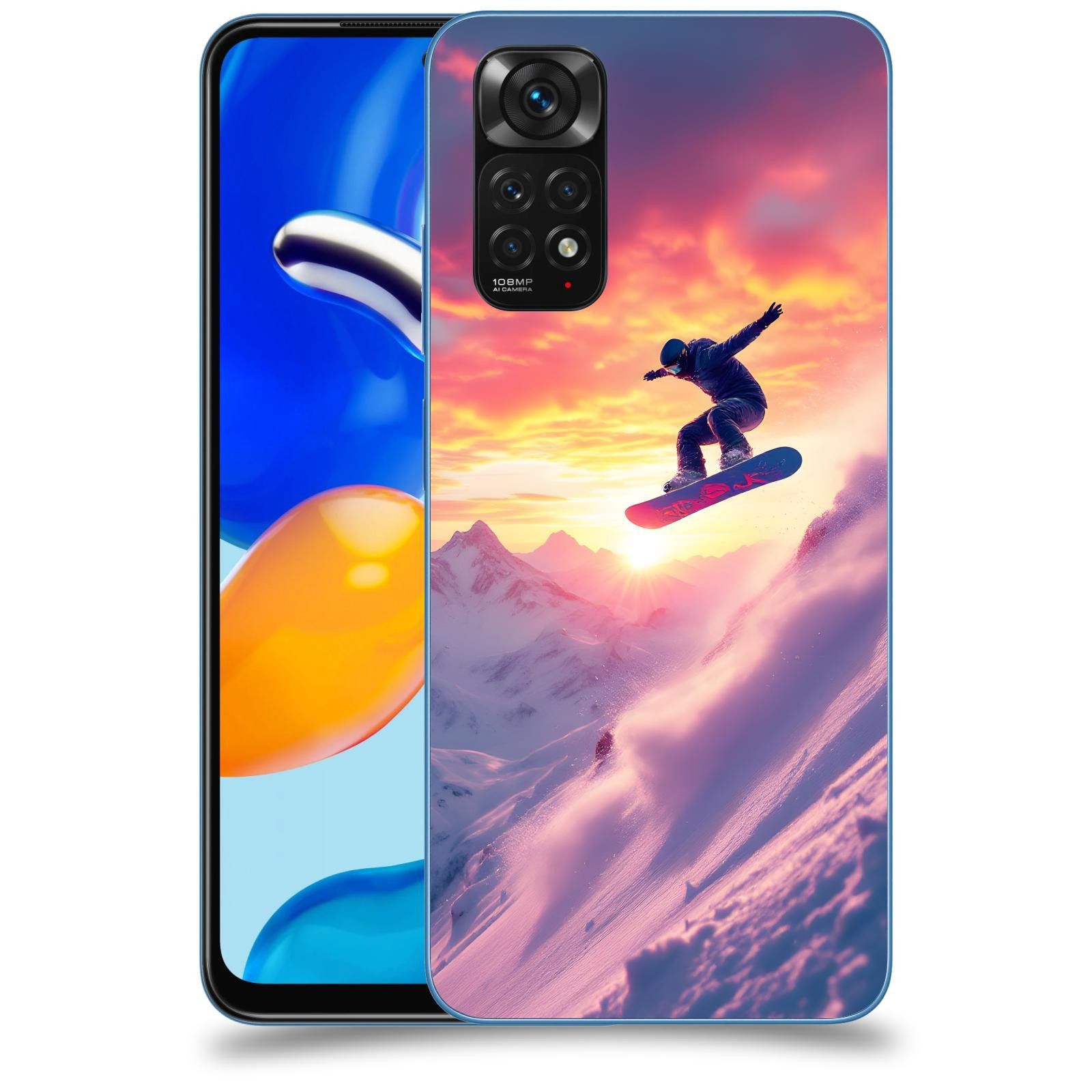 ACOVER Kryt na mobil Xiaomi Redmi Note 11S - Snowboard
