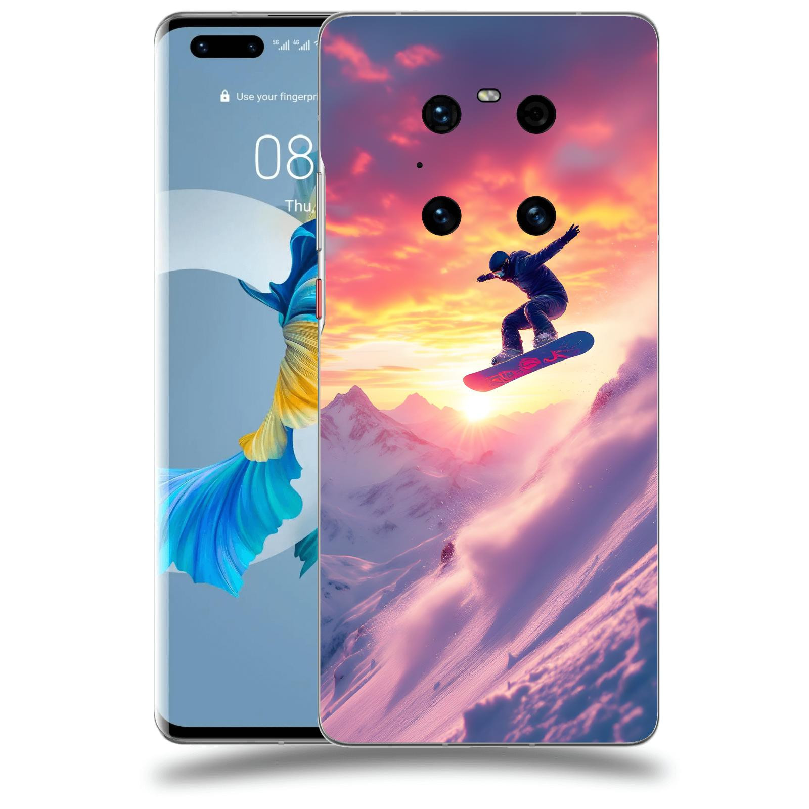 ACOVER Kryt na mobil Huawei Mate 40 Pro - Snowboard