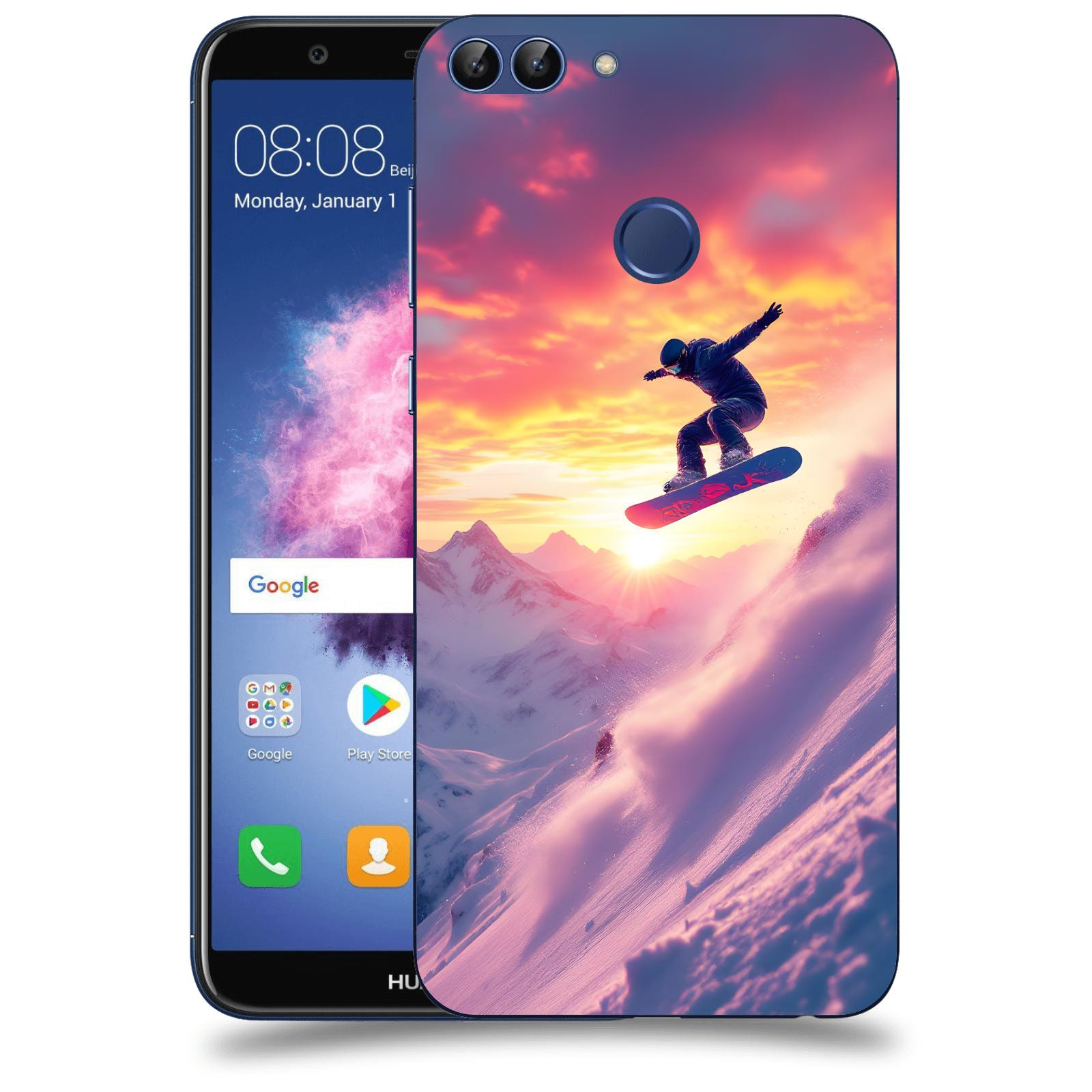 ACOVER Kryt na mobil Huawei P Smart - Snowboard