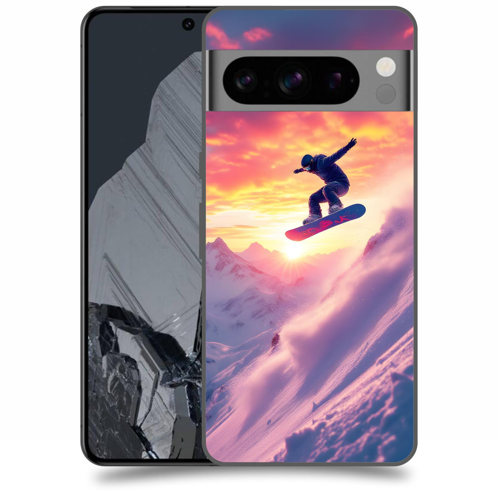 ACOVER Kryt na mobil Google Pixel 8 Pro - Snowboard