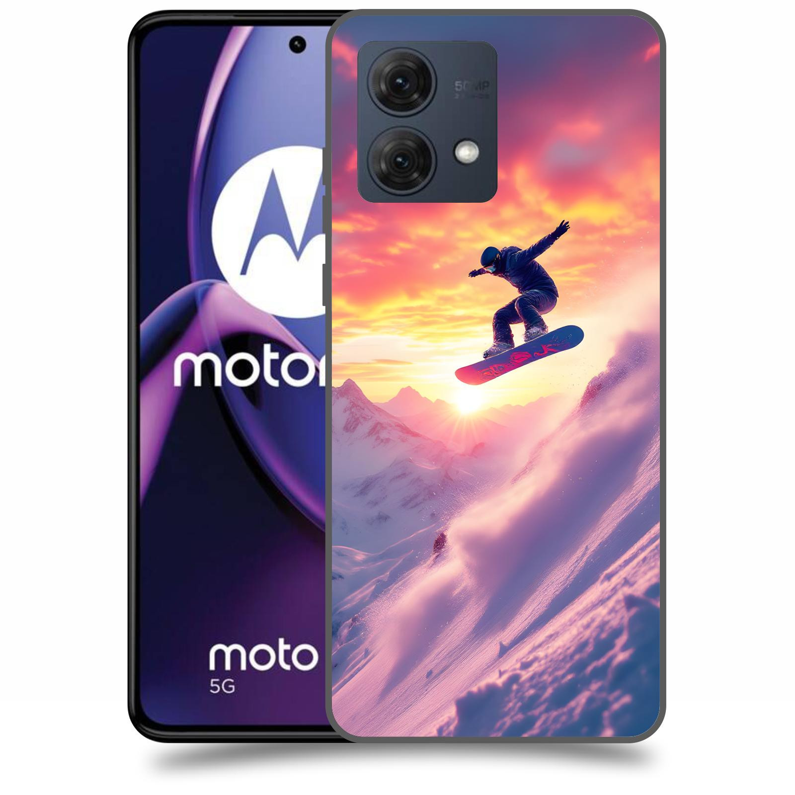 ACOVER Kryt na mobil Motorola Moto G84 5G - Snowboard