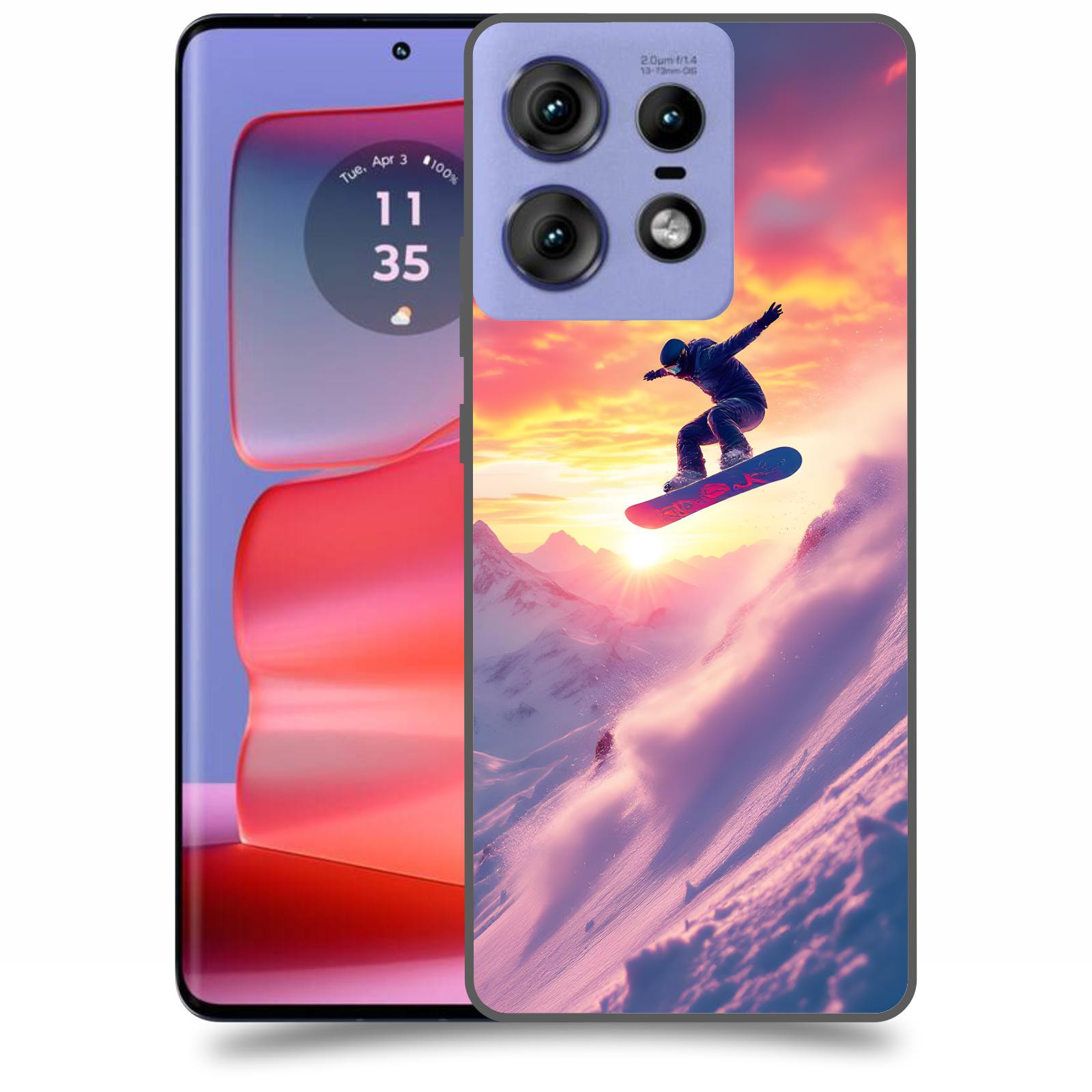 ACOVER Kryt na mobil Motorola Edge 50 Pro - Snowboard