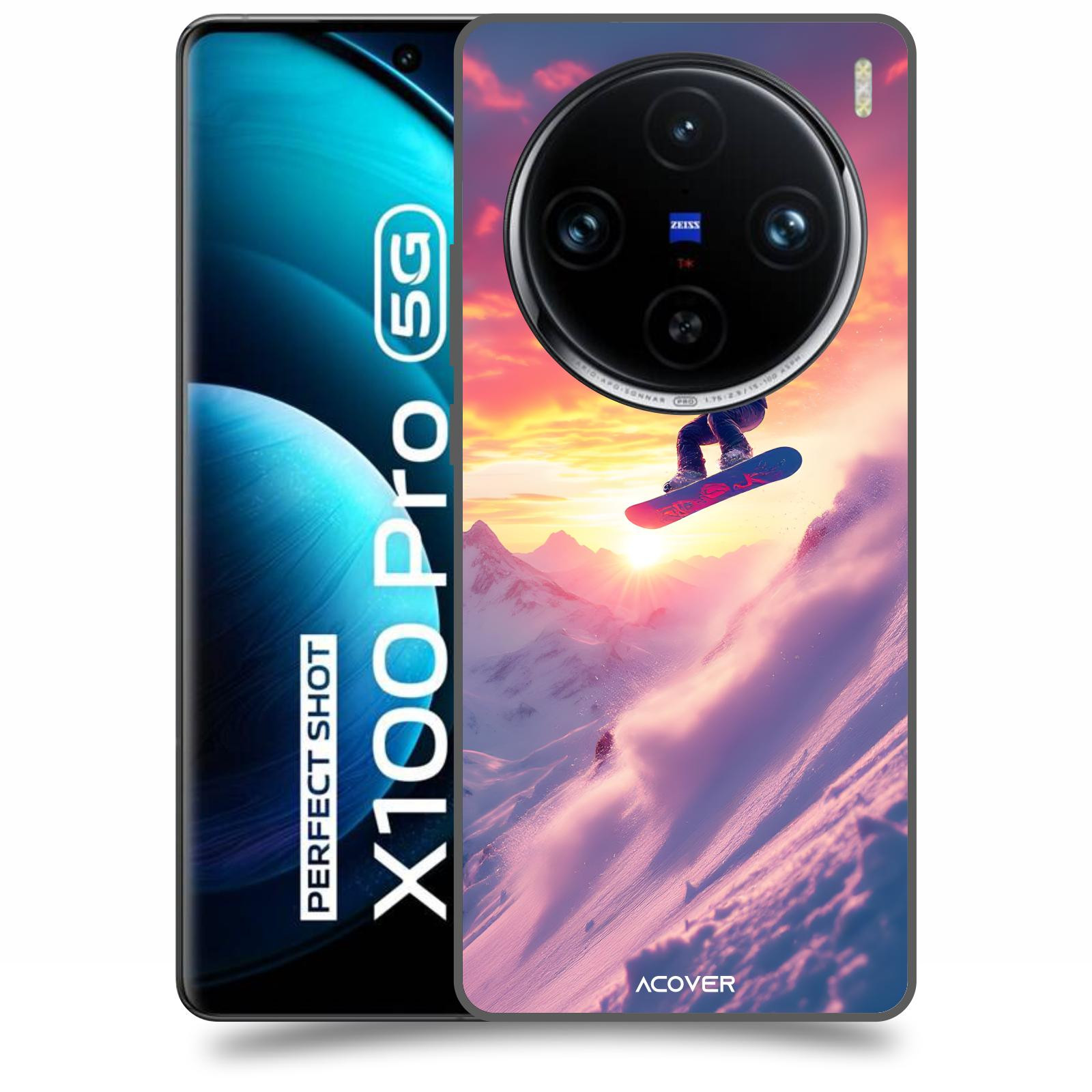 ACOVER Kryt na mobil Vivo X100 Pro - Snowboard