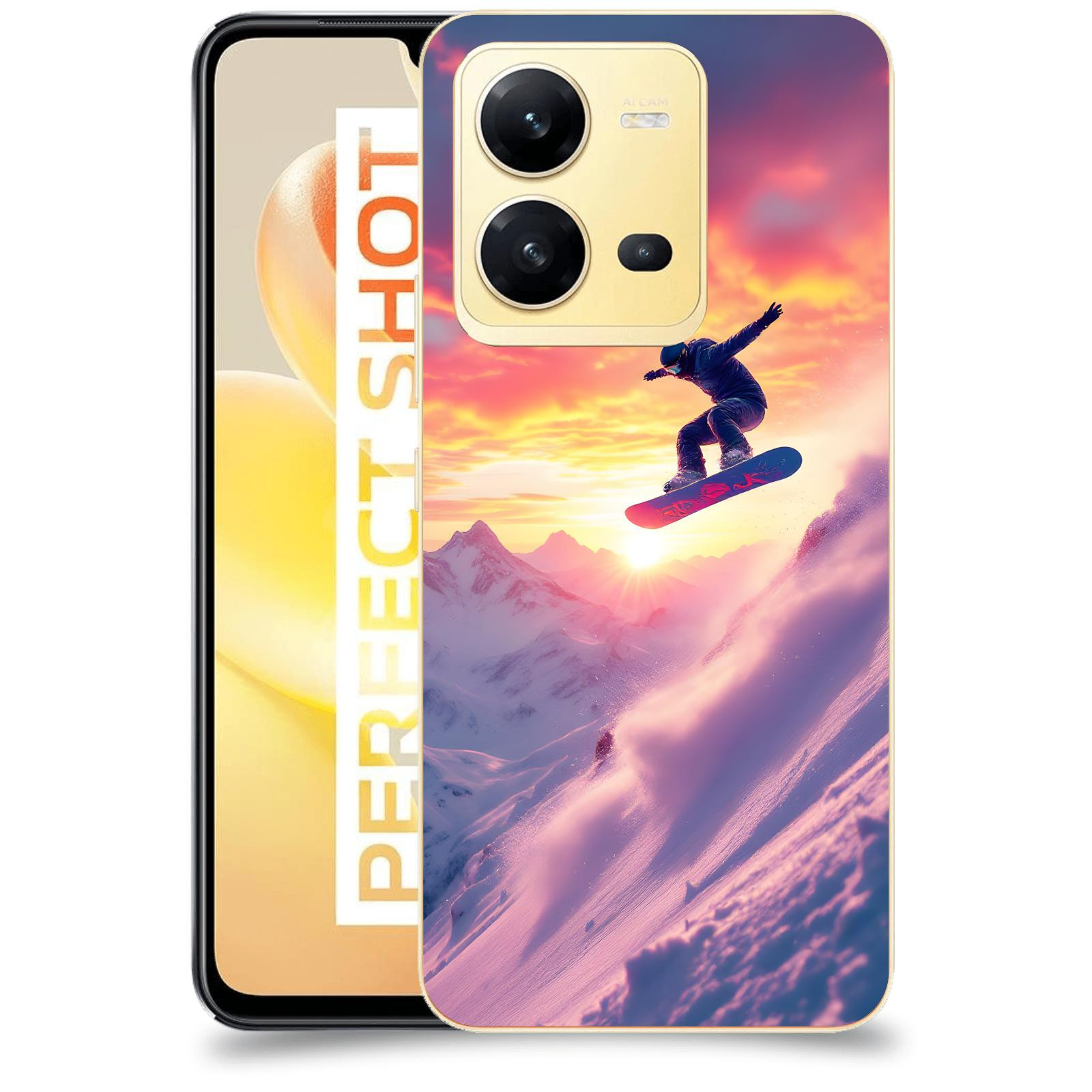 ACOVER Kryt na mobil Vivo X80 Lite - Snowboard