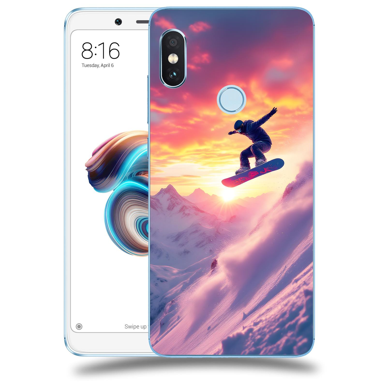 ACOVER Kryt na mobil Xiaomi Redmi Note 5 Global - Snowboard