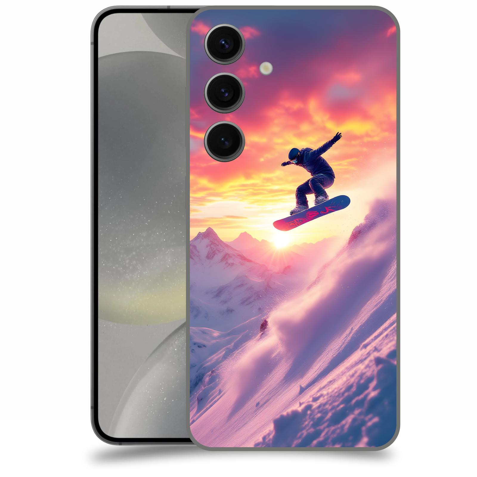 ACOVER Kryt na mobil Samsung Galaxy S24 - Snowboard