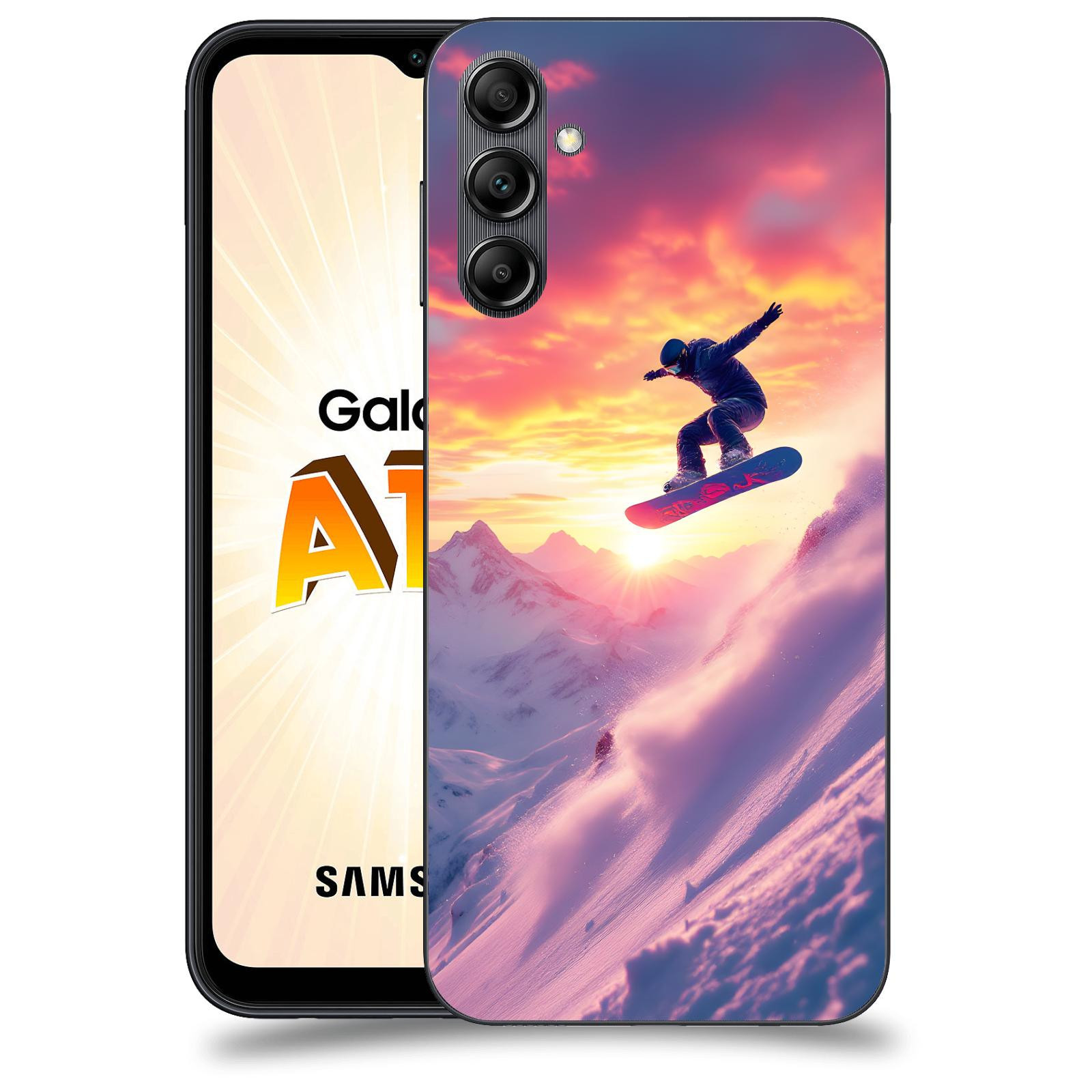 ACOVER Kryt na mobil Samsung Galaxy A14 LTE - Snowboard